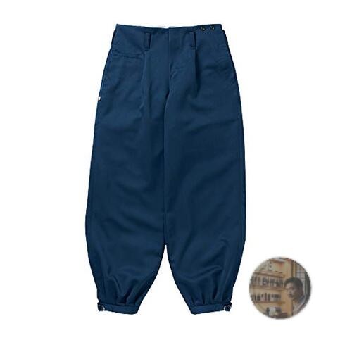 Toraichi Workwear Long Nikka Pants 3920-414 Mini Herringbone Navy 73cm New