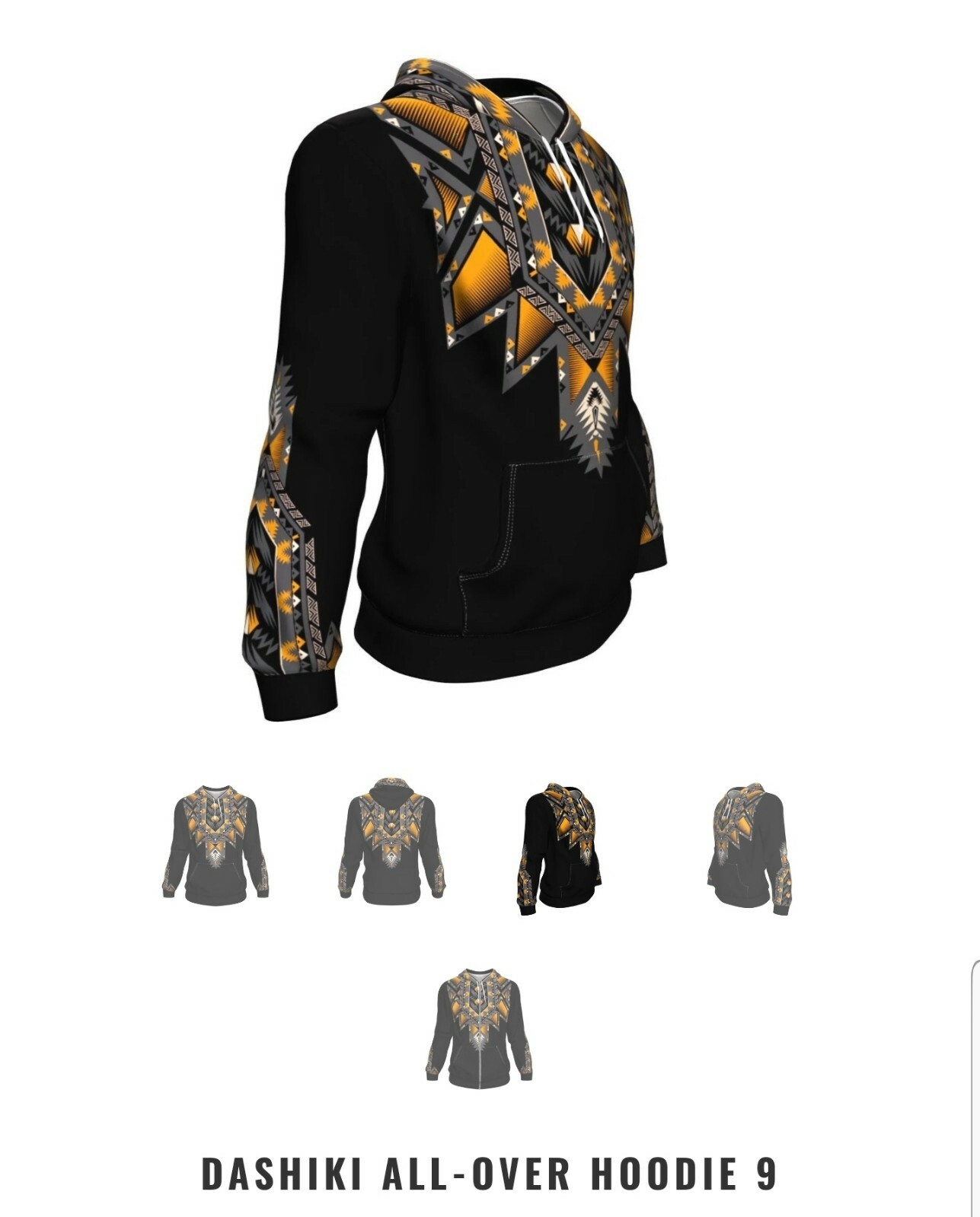 New 🔥 4 Black History Month price! Hot Item- print Dashiki Hoodie