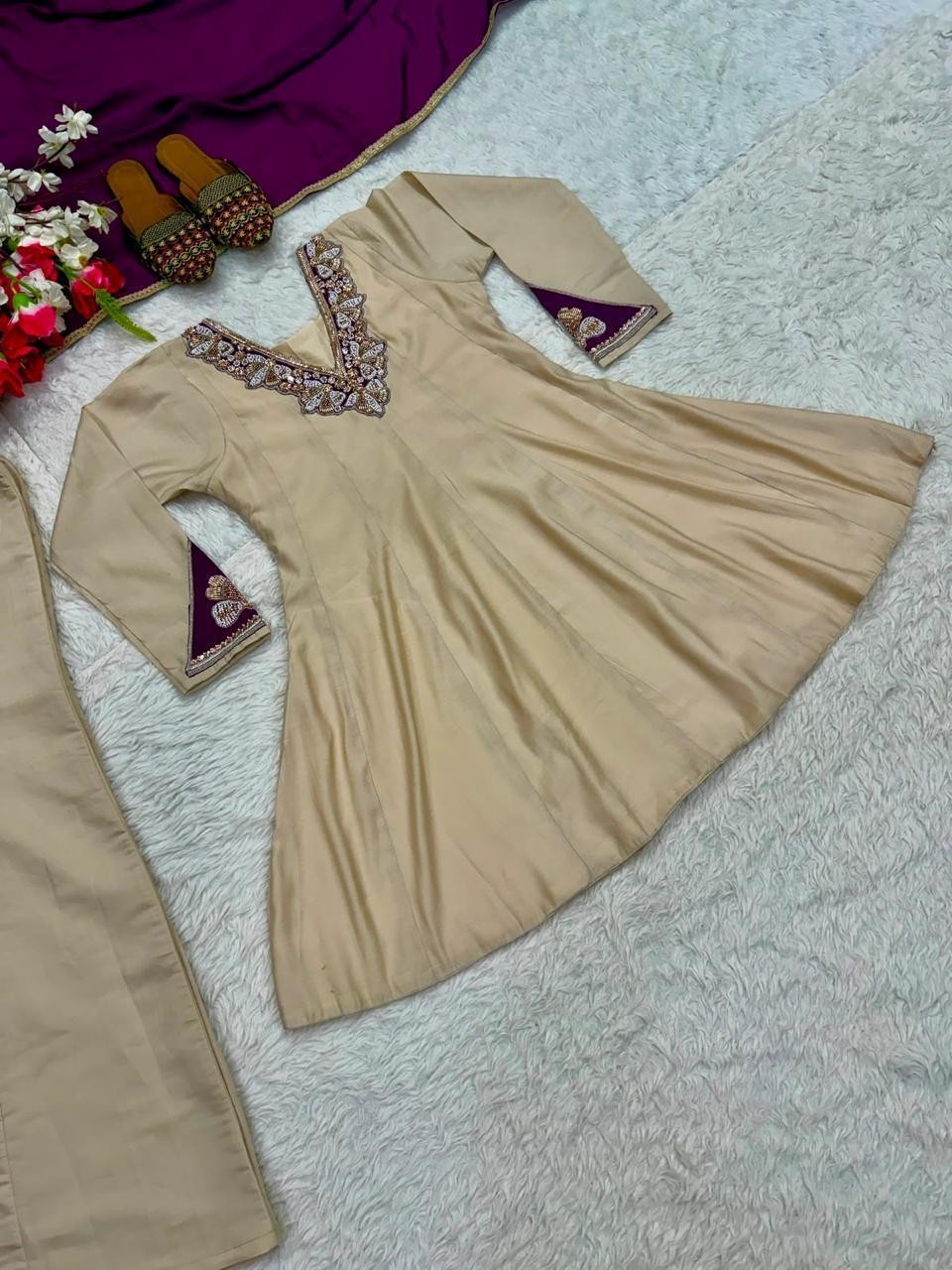 SALWAR KAMEEZ INDIAN PAKISTANI WEDDING PARTY DRESS PALAZZO SHARARA PLAZZO SUIT