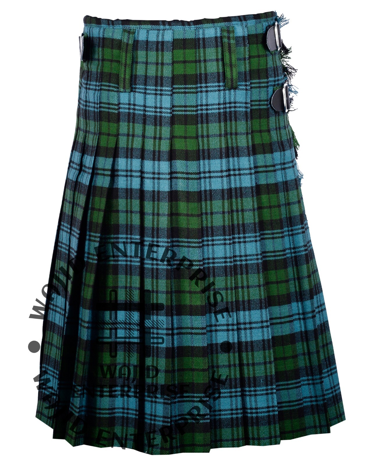Scottish Clan Campbell Ancient Tartan 8 yard Kilt & Accessories Deal for Men’s