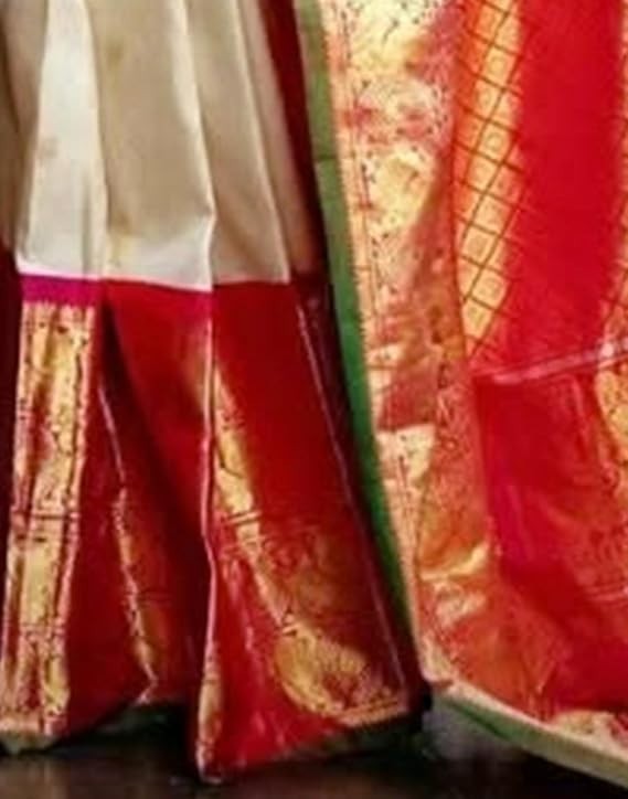 Women’s Soft Banarasi Silk Jacquard Saree with Unstitched Blouse Piece
