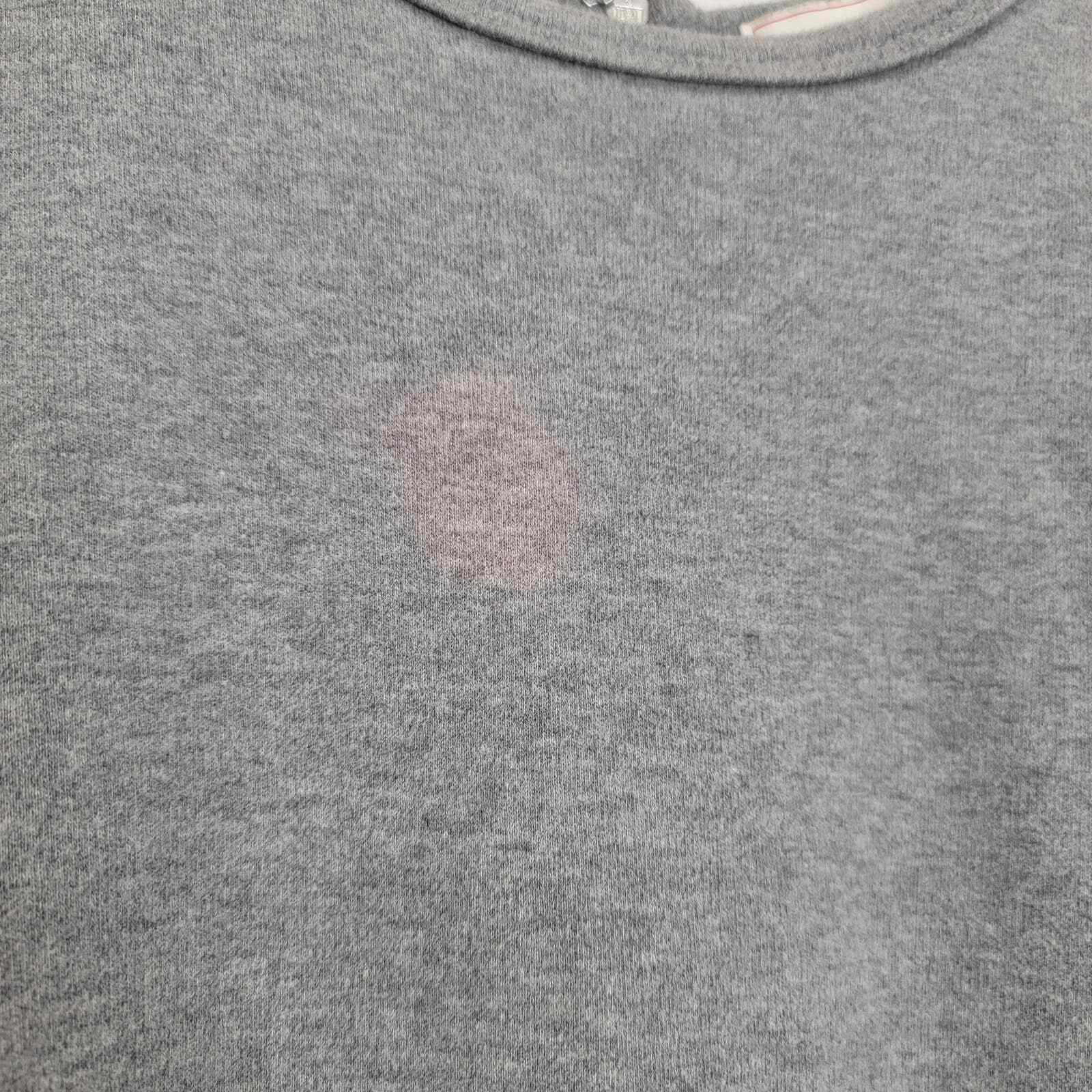 Gap Gray fitted blouse with flare bottom hem