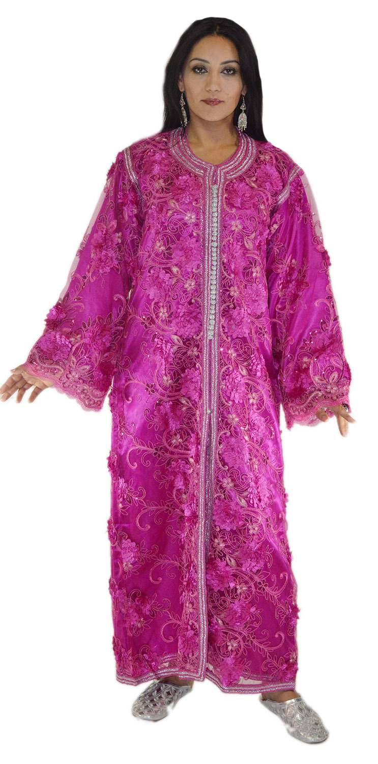 Moroccan Wedding Gown Caftan Kaftan Long Dress Abaya Tackchita Middle East