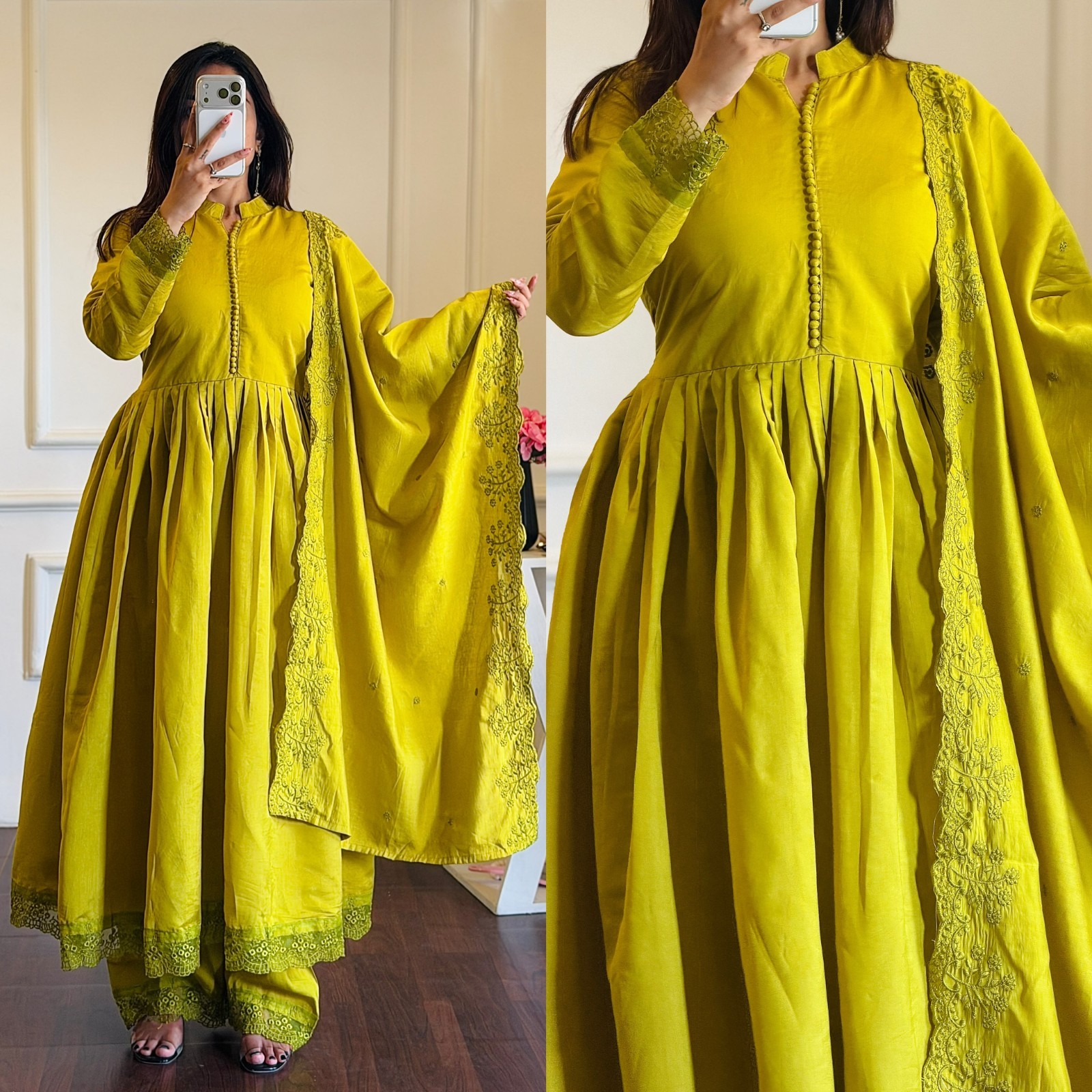 Bollywood Anarkali Gown Suit Indian Pakistani Party Wear Readymade Dress Wedding