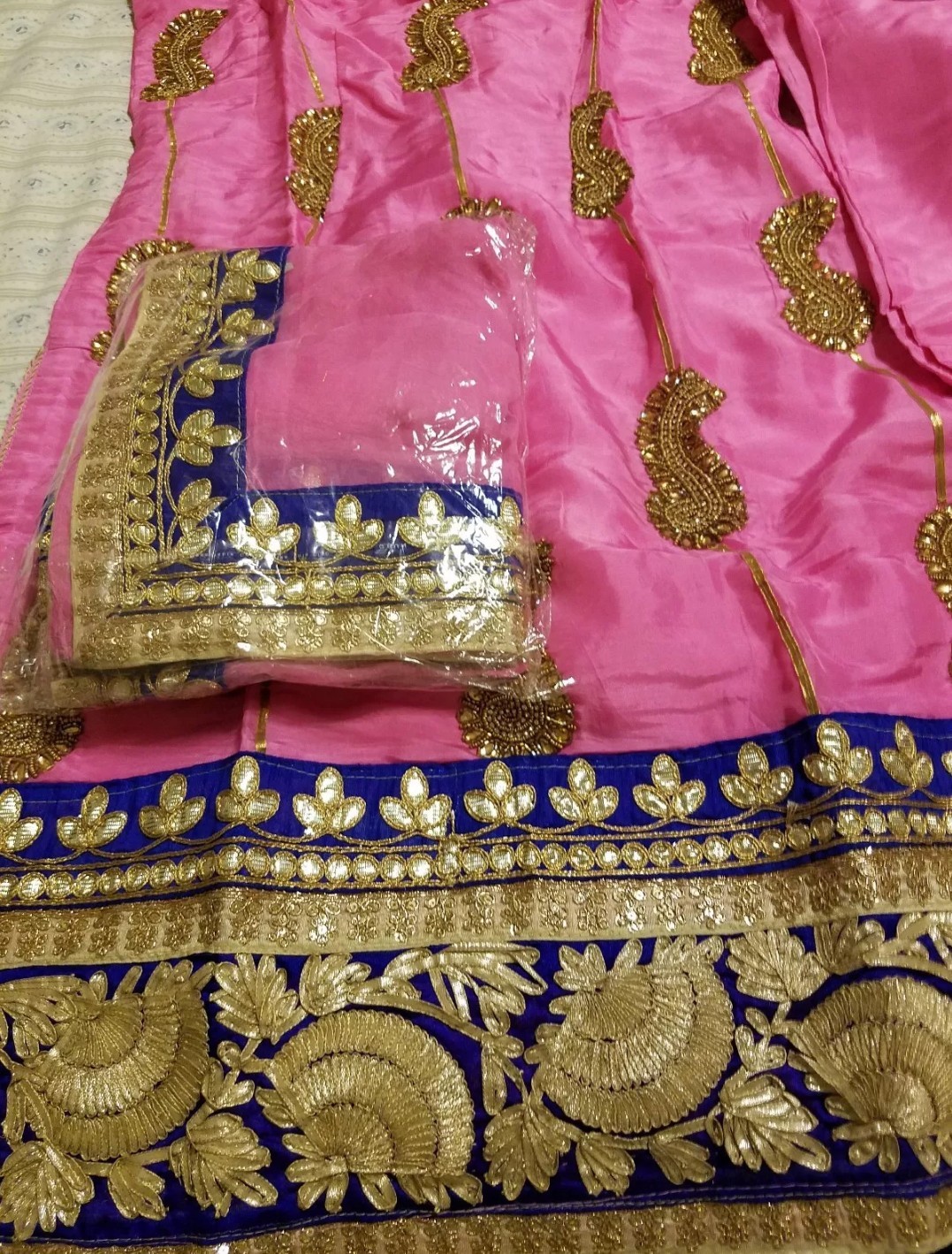 Brand New Punjabi suit patiala salwar suit gota patti embroidery suit