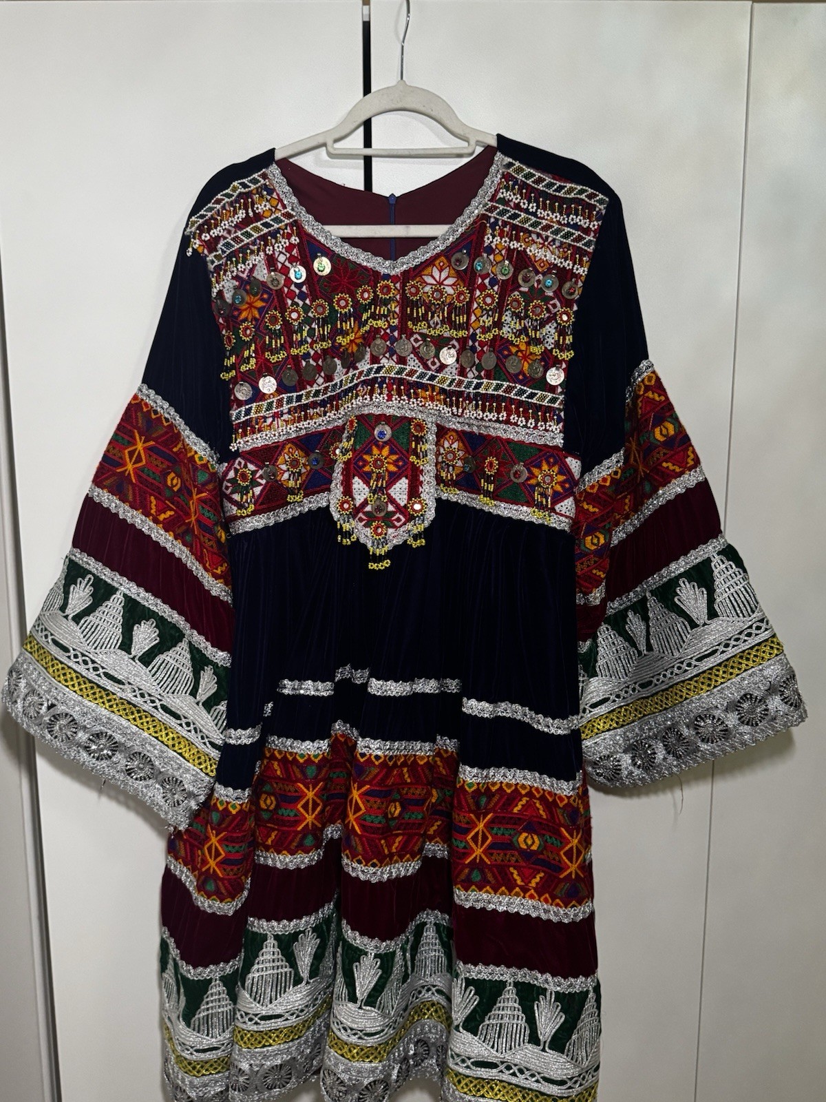 ✨ Authentic Handmade Afghan Dress 🌍 Custom Made in Afghanistan 🇦🇫