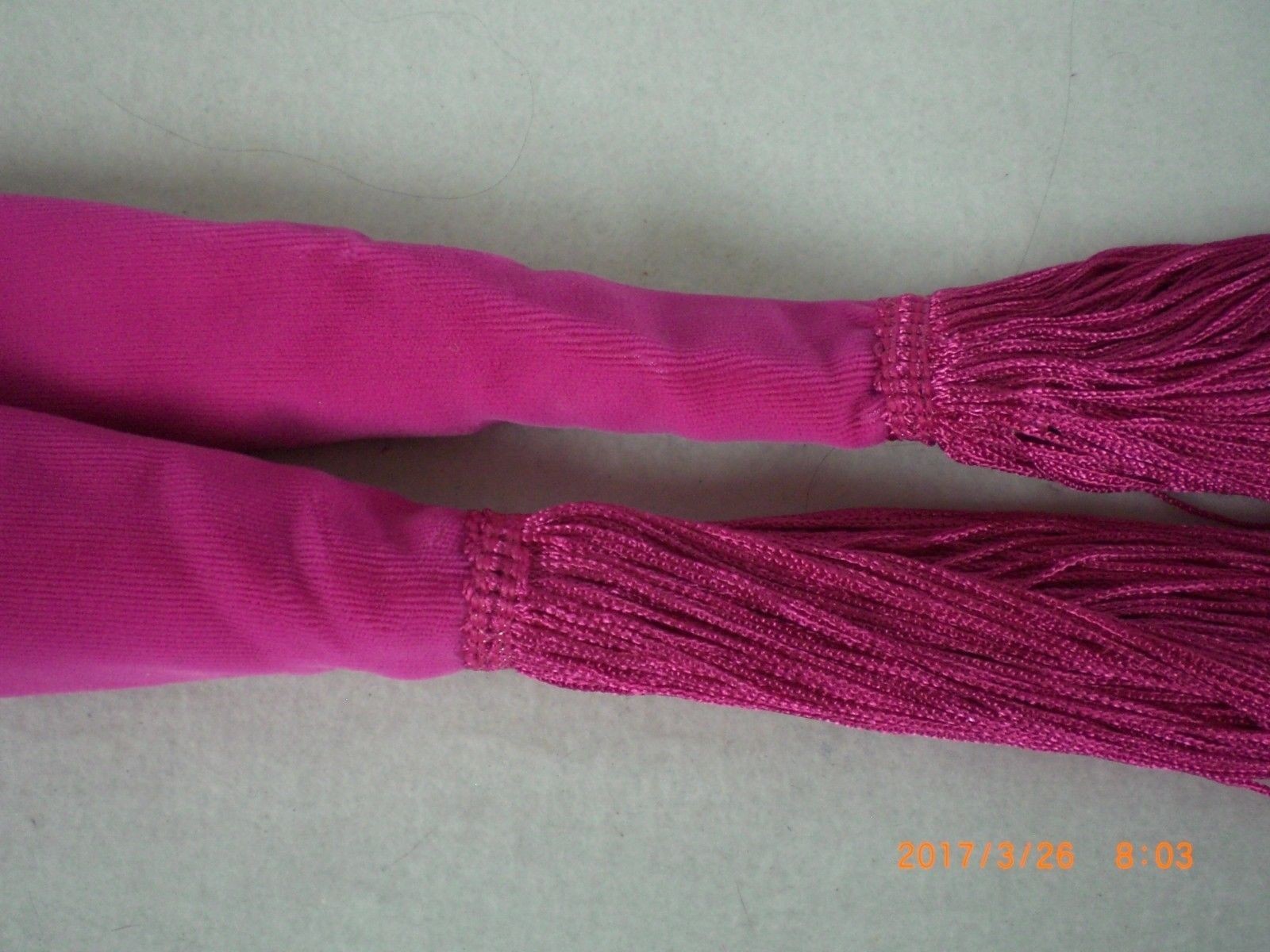 Gourd Dance Sash Hot Pink with 14″ Hot Pink Fringe