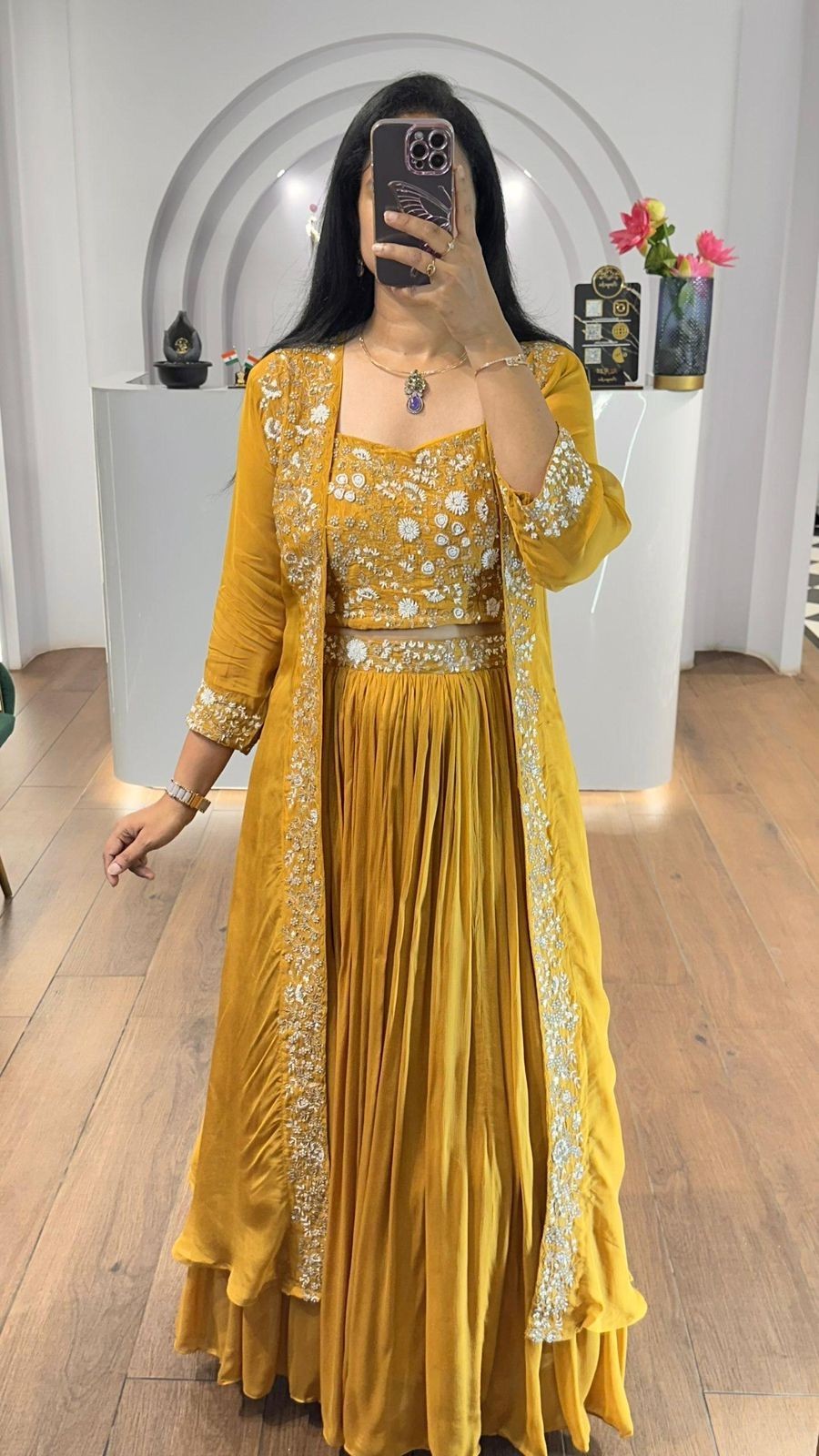 INDOWESTERN LEHENGA CHOLI INDIAN BOLYWOOD WEDDING PARTY PAKISTANI WEAR READYMADE