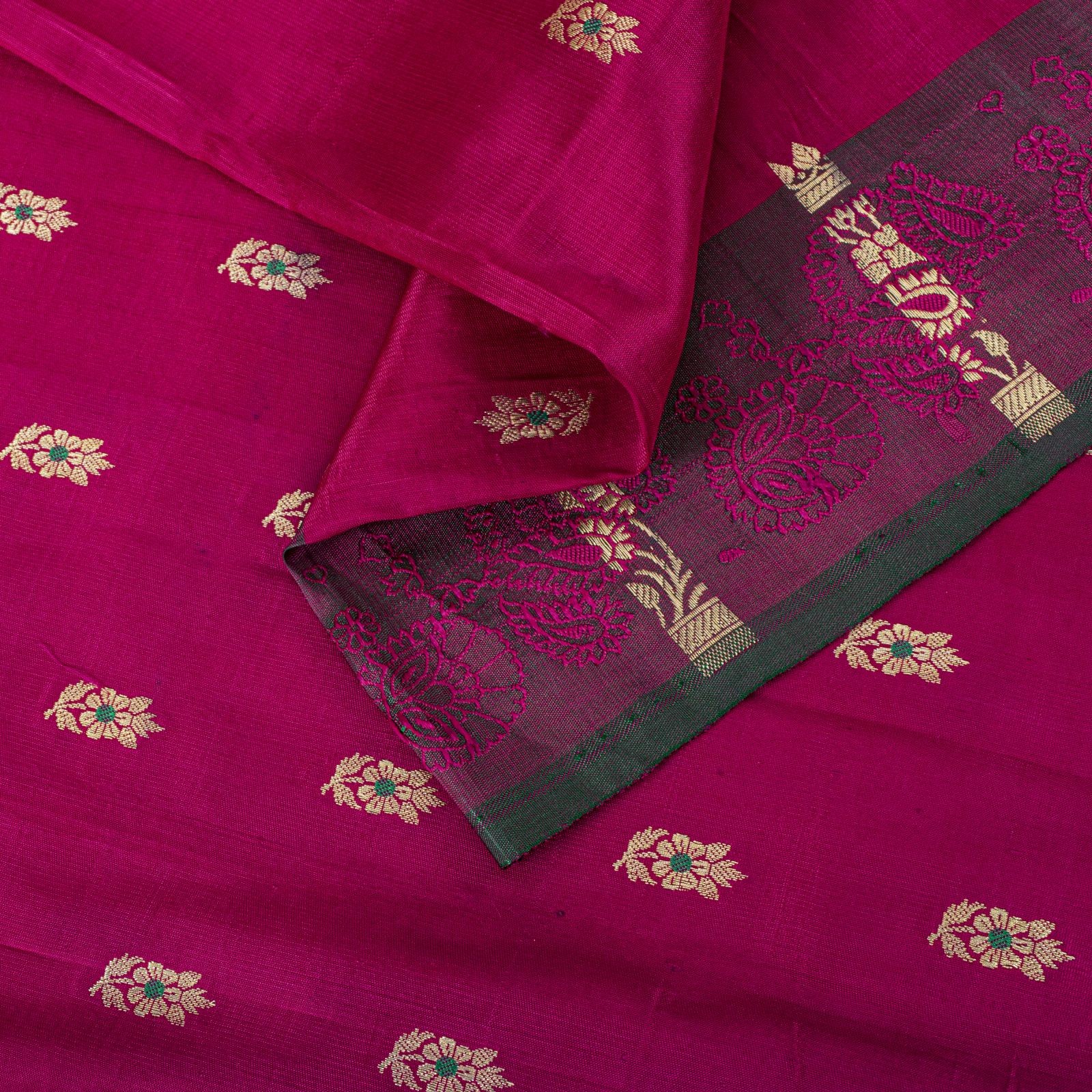 Sanskriti Vintage Pink Pure Satin Saree Banarasi Brocade Meenakari 5 Yard Sari
