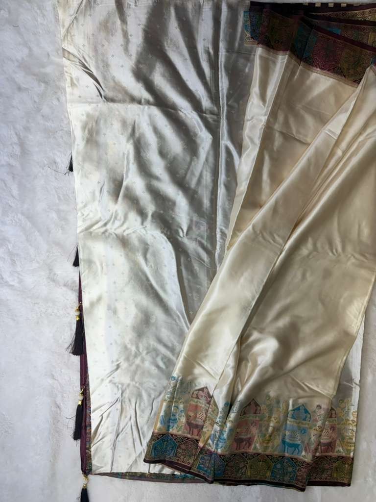 Karni Silk Saree with Elegant Digital Print