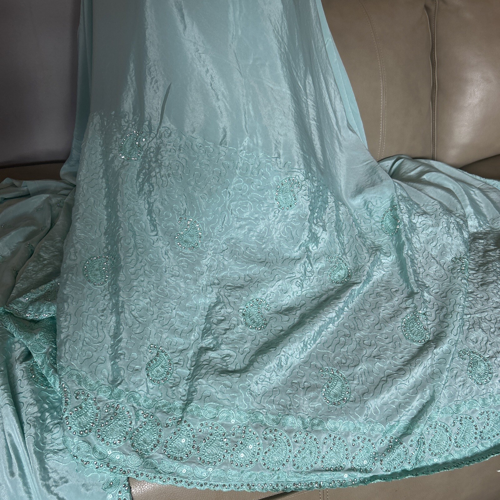 Latest Bollywood Heavy Thread And StoneWork Design Sari/saree/Eid