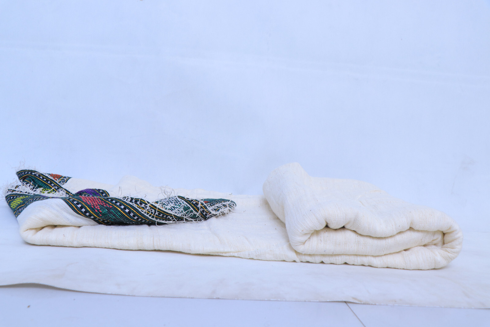 Ethiopian Eritrean Traditional Large Gabi Traditional Cotton Blanket