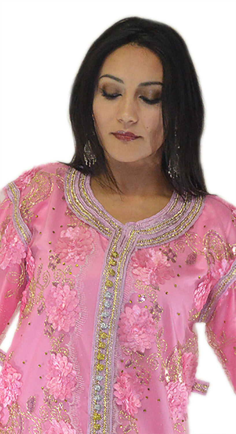 Moroccan Wedding Gown Caftan Kaftan Long Dress Abaya Tackchita Middle East