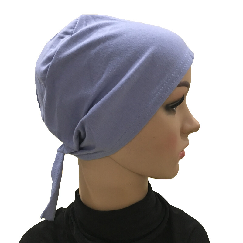 Plain Women Underscarf Hijab Muslim Bone Bonnet Inner Cap Tube Nijna Hat