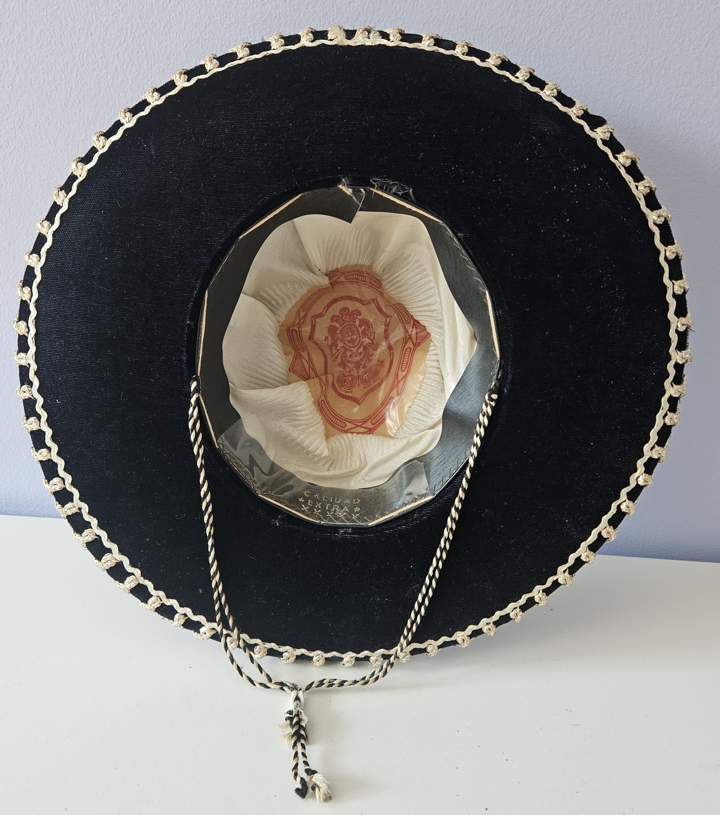 Francisco Ringon Sombrero Mariachi Black Velvet MEXICAN Charro Calidad XXXXX Kid