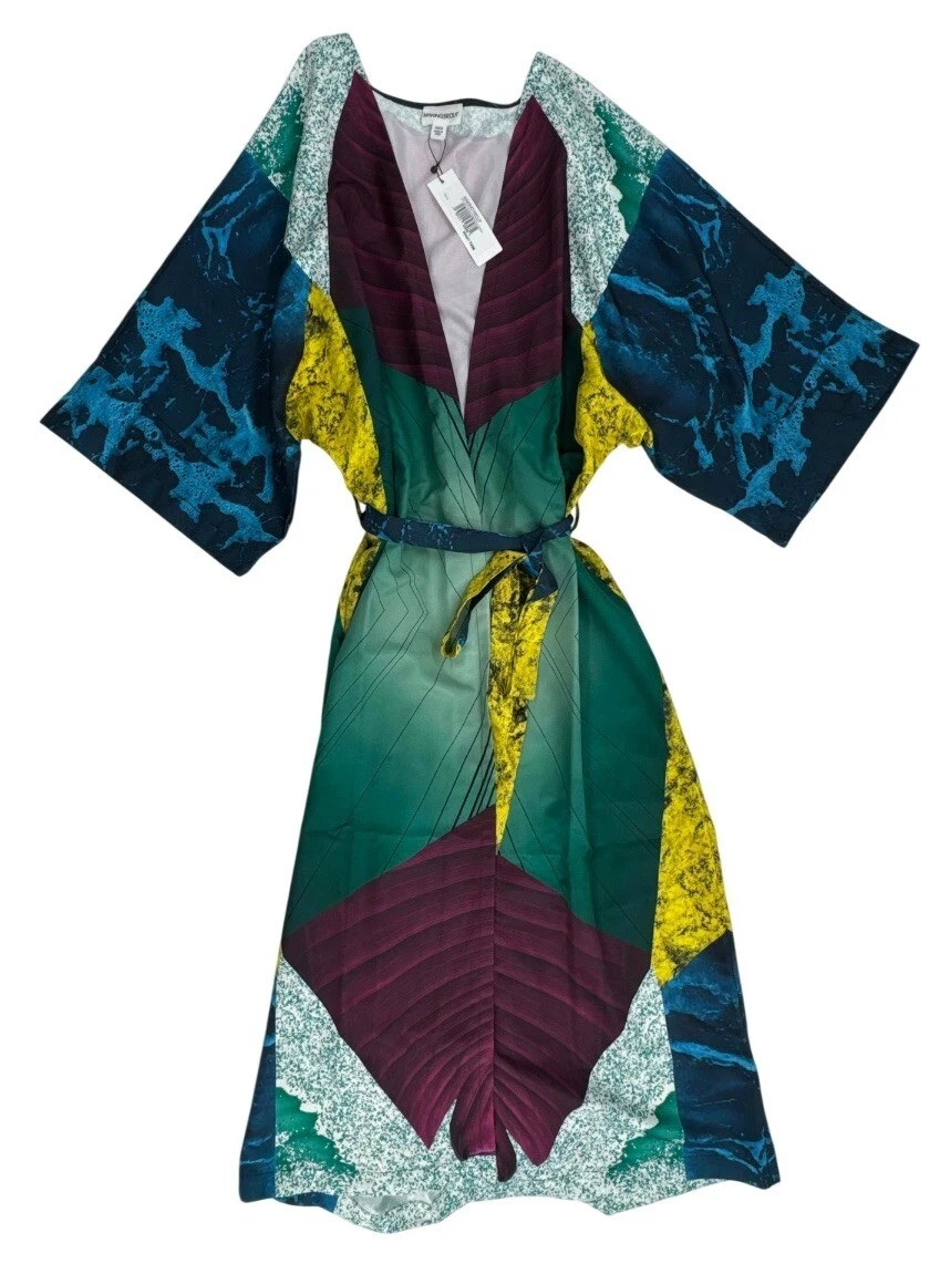 🆕 Making the Cut Season 2 Episode 2 Kimono Size XXS/S Nature Print NWT