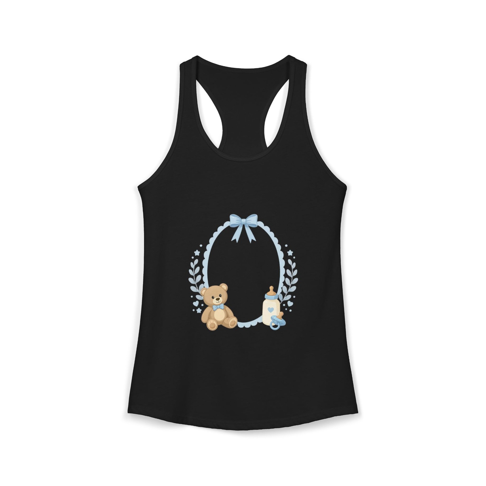 Promoted to Daddy Womens Tank Top Expecting Mom Baby Reveal Made in USA