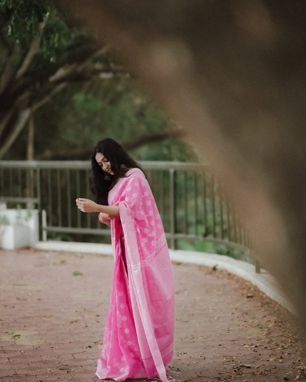 Elegant Pink Pure Silk Saree | 100% Silk | Designer Wedding Wear Indian Sari