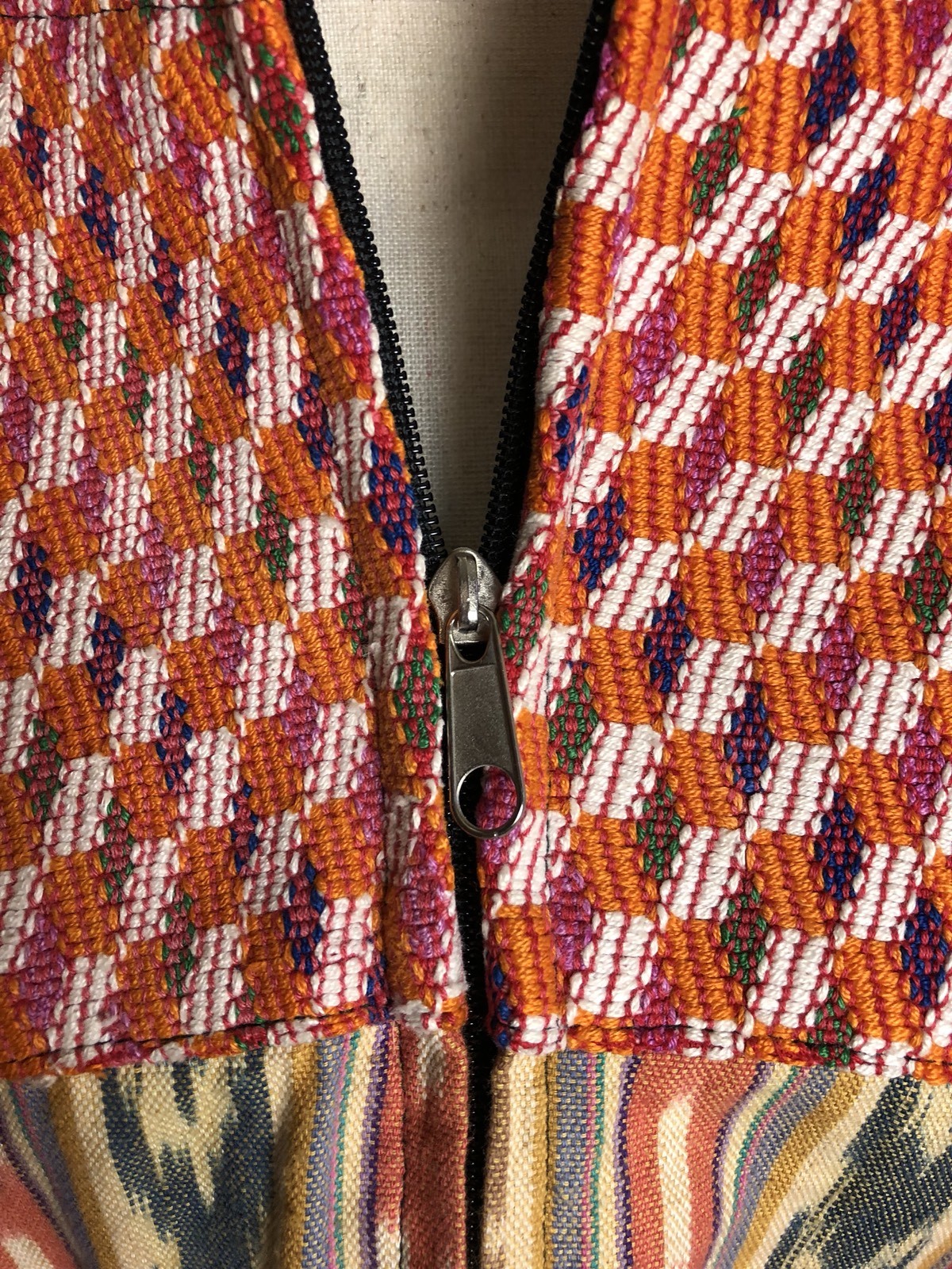 1950s Mayan Textile Patchwork Chi Chi Jacket Tres Reyes Small/Medium