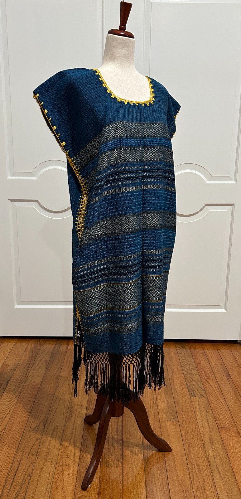 One of a Kind Pedal loom Mexican Dress! Summer Dress! Huipil style!