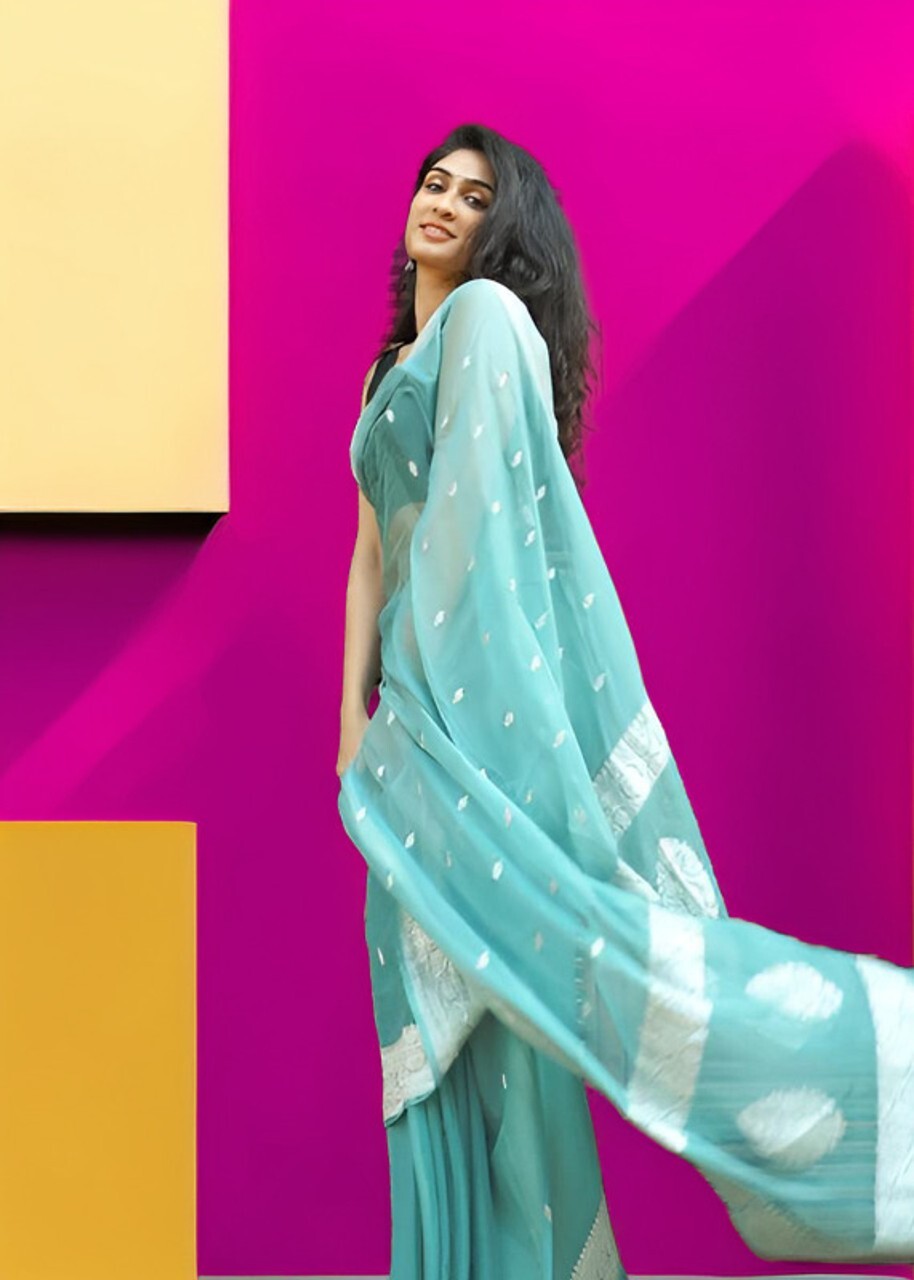 Self Design, Woven Bollywood Cotton Linen, Cotton Jute Saree