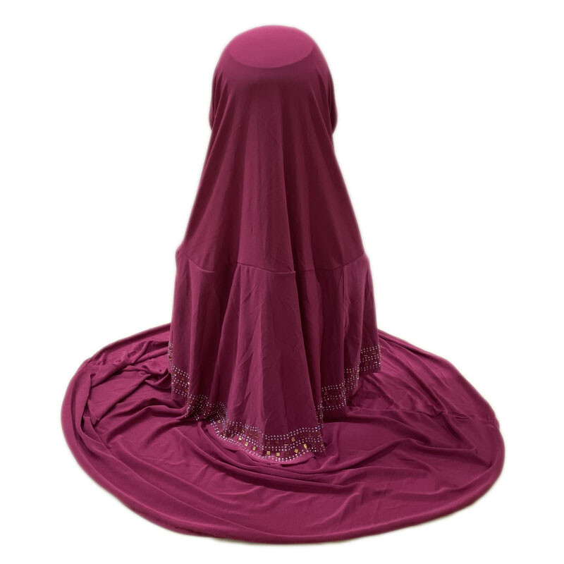 Muslim Women One Piece Headscarf Large Hijab Prayer Head Wrap Scarf Shawl Arab