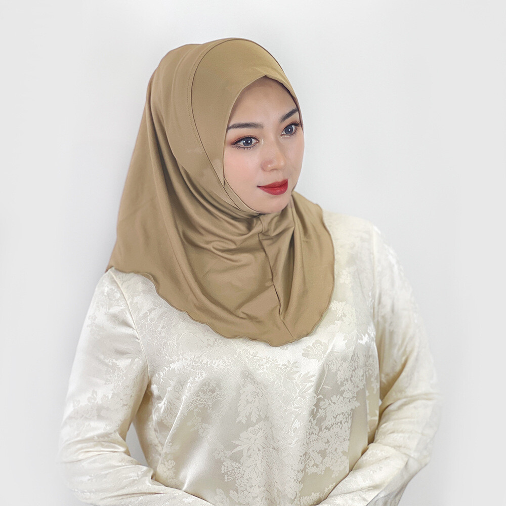 Muslim Arab Women Party Hijab Instant Amira Headscarf Wrap Shawls Turban 1PCS
