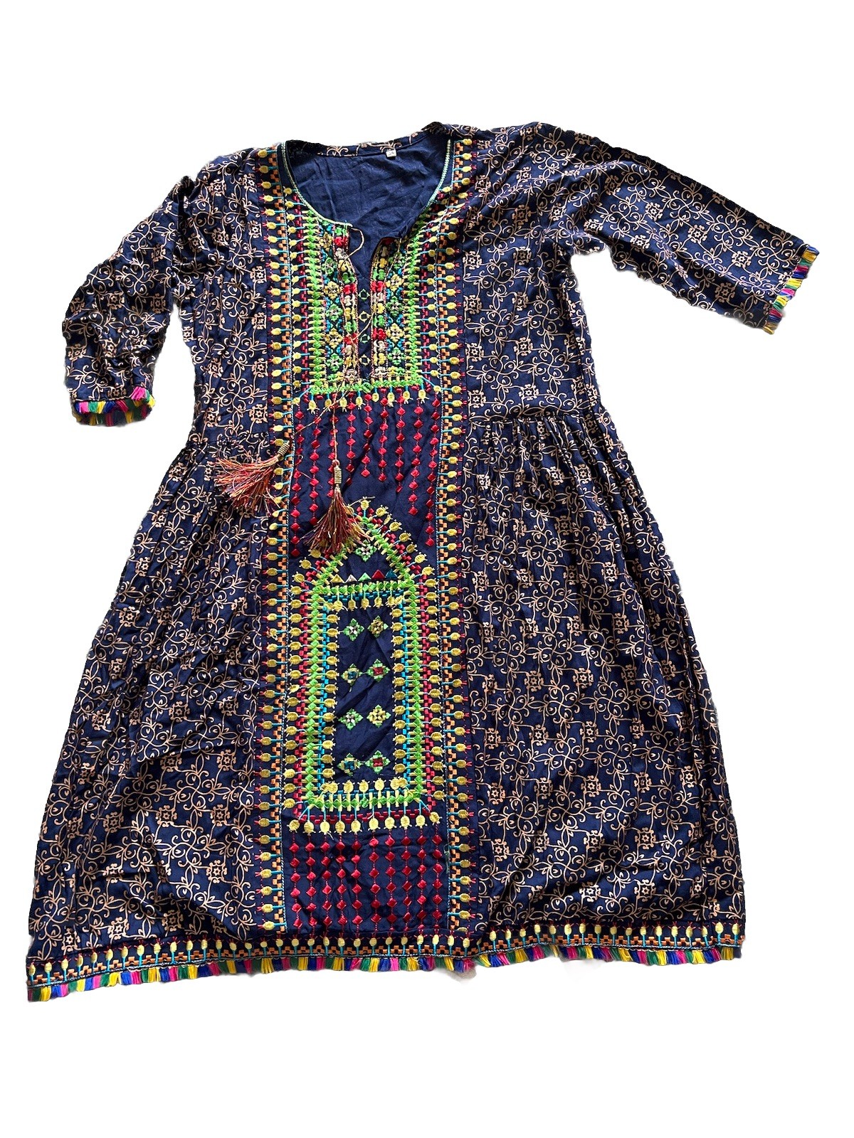 Pakistani Traditional Girls 10/12 Size Dress Bundle 4 Kurta Dress Lawn Mix