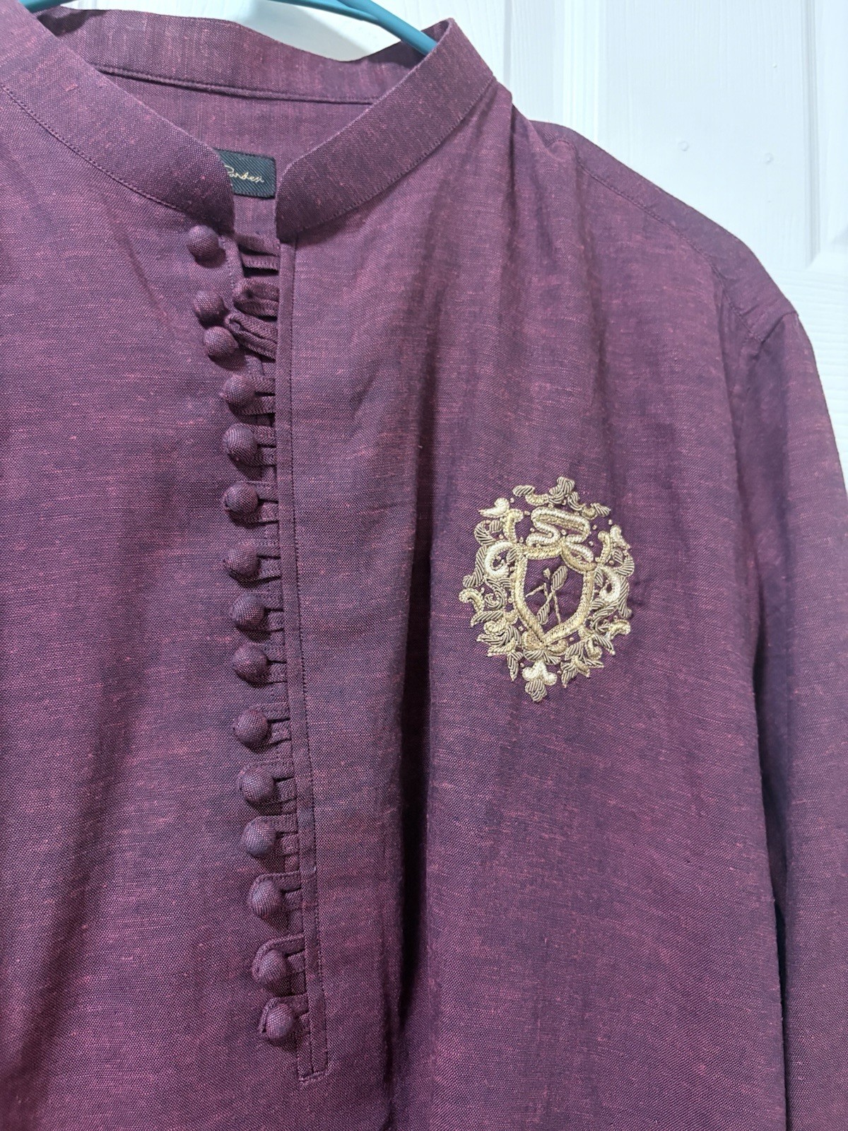 Burgundy Men’s Kurta Size L Chest size 23