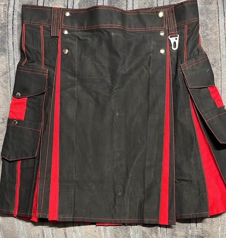 Fashion Utility Kilt (waist 44” Length 25”)