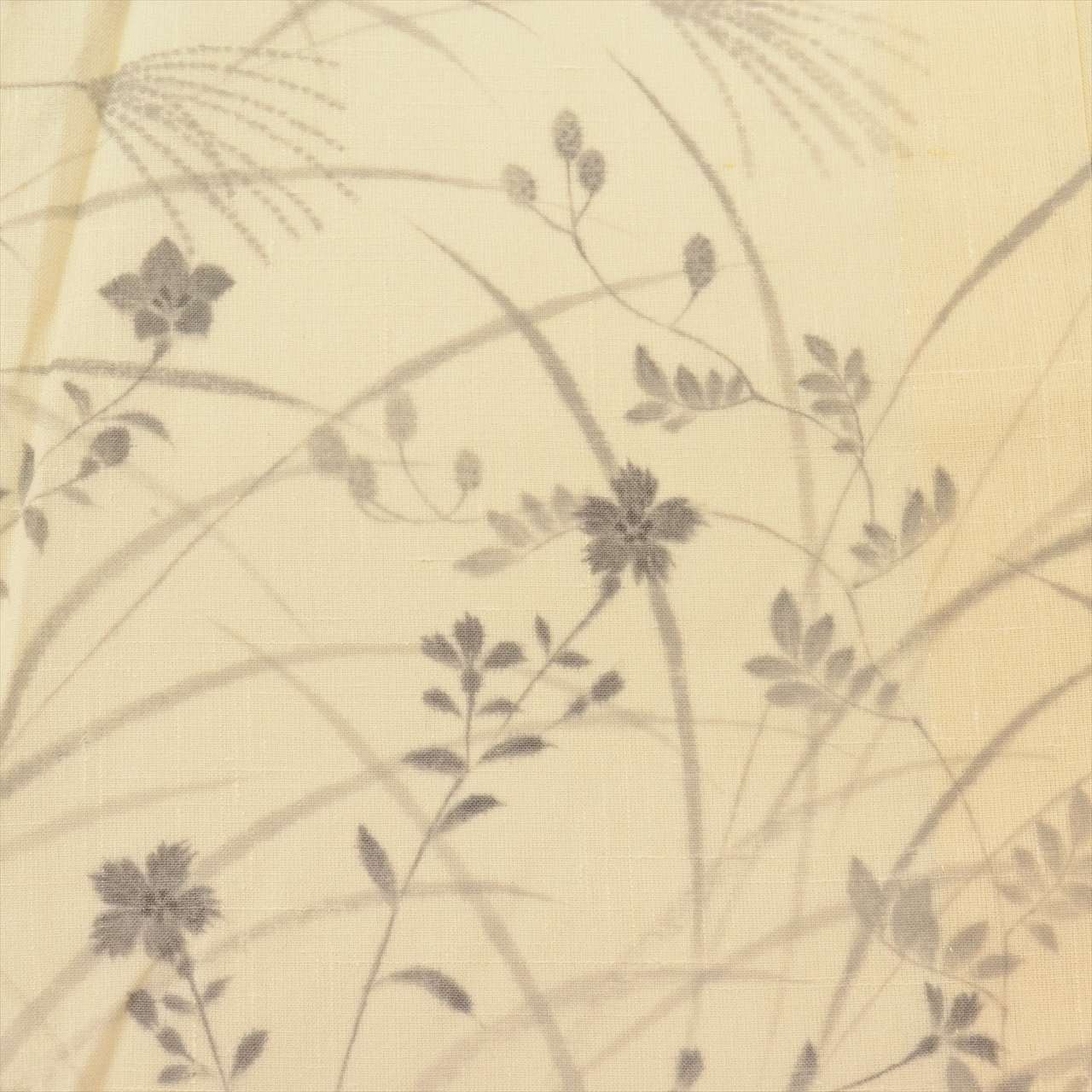 Vintage Japanese Kimono | Summer Yuki Tsumugi | Cream Silk | tt2644b
