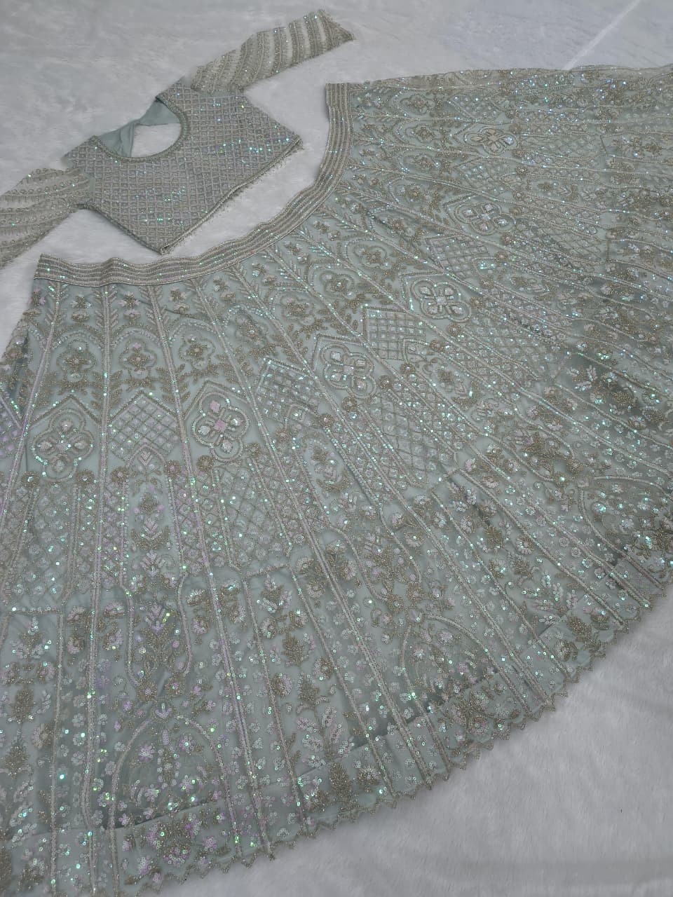 Premium Butterfly Soft Net Lehenga Embellished With Beautiful T Embroidery