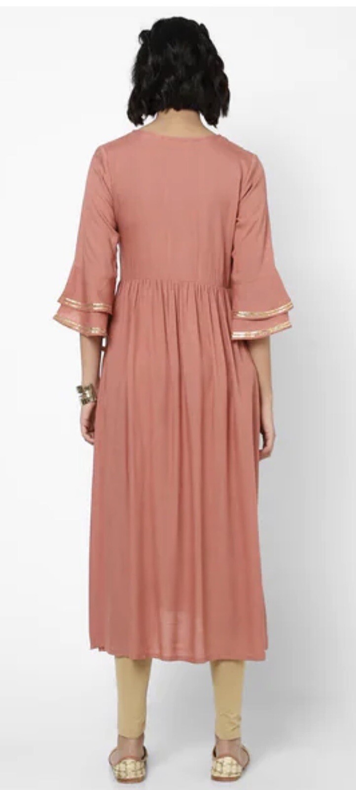 excellent rayon/cotton material Kurti indian/pakistani regular wear A-line Kurti