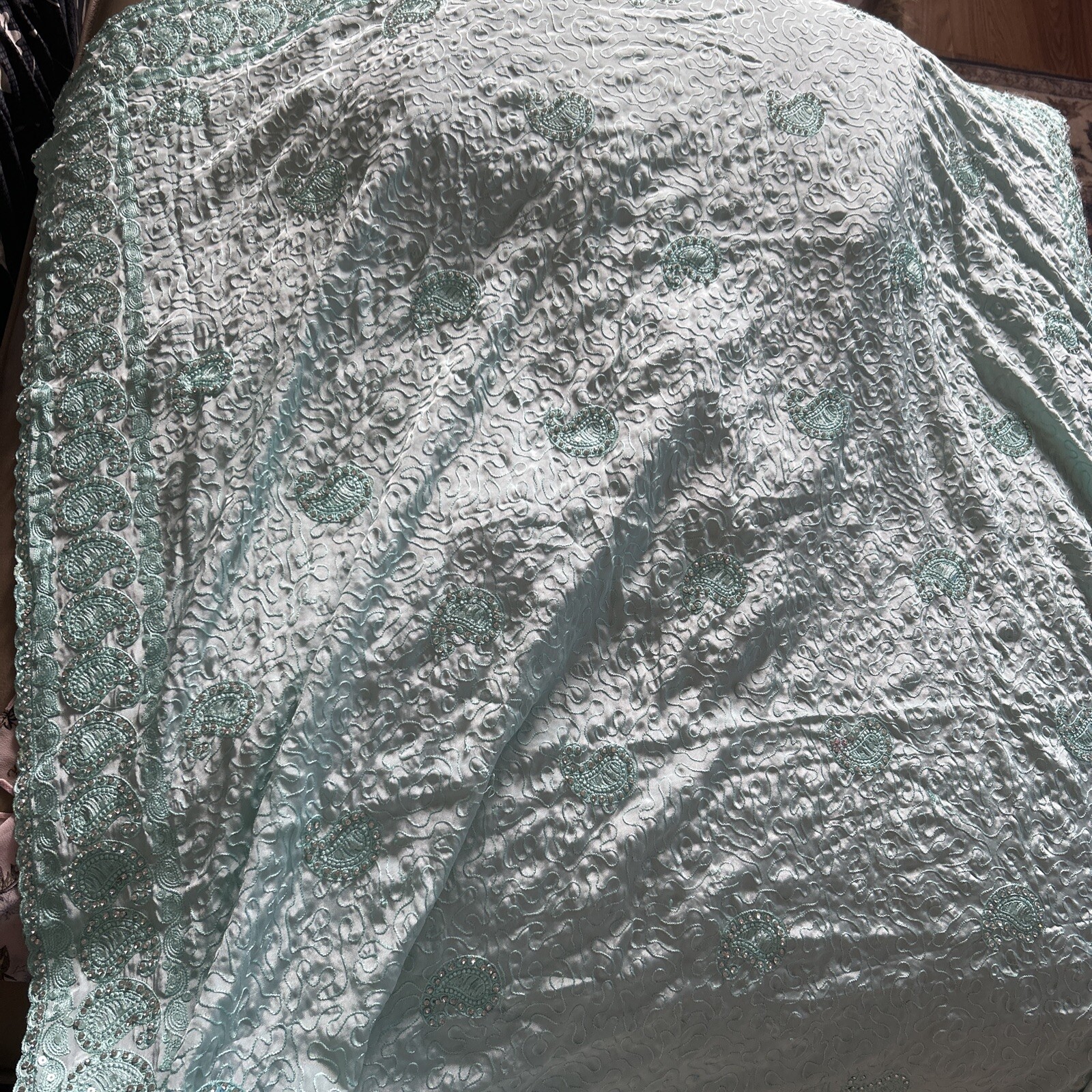 Latest Bollywood Heavy Thread And StoneWork Design Sari/saree/Eid