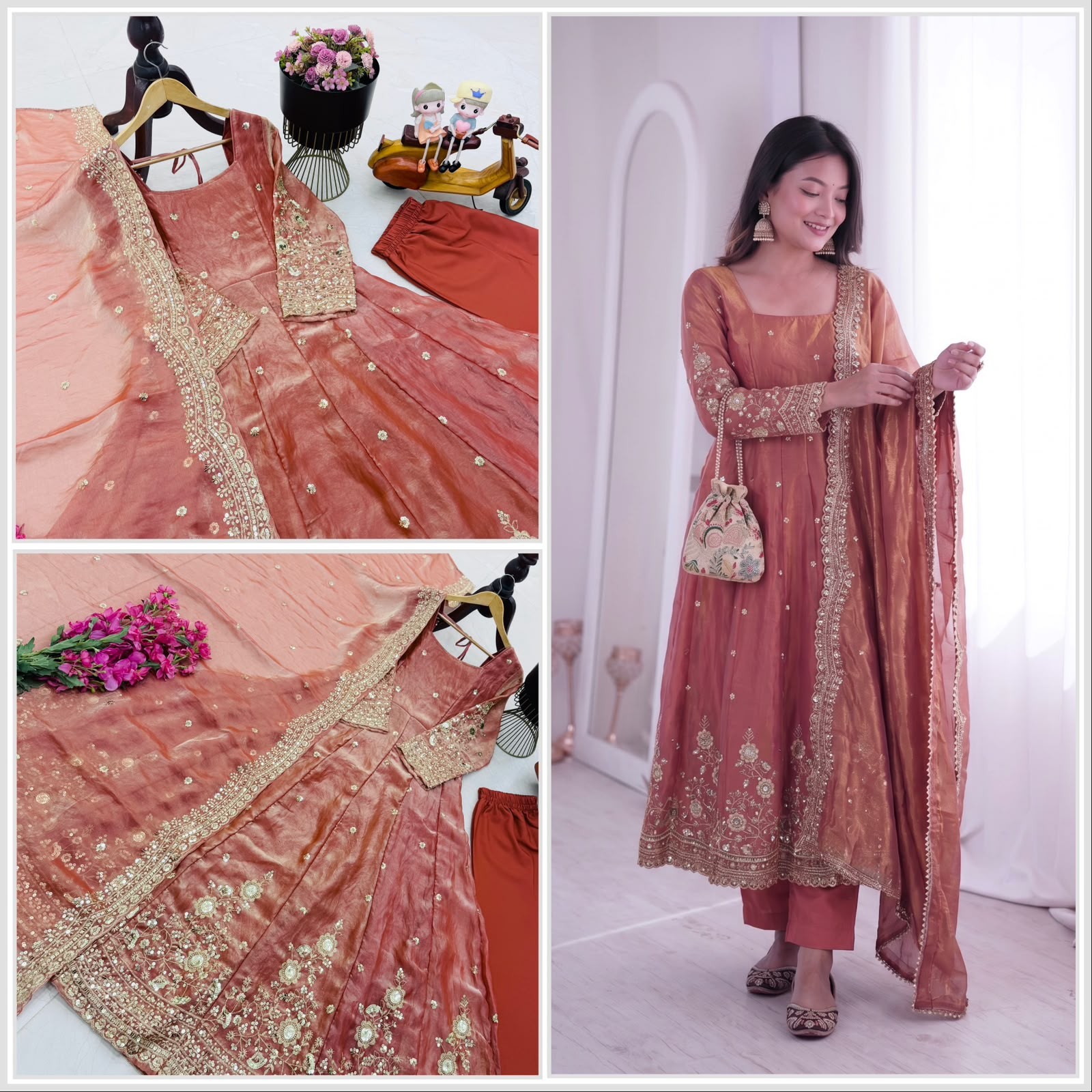 SALWAR KAMEEZ PAKISTANI INDIAN GOWN WEDDING PARTY WEAR DRESS BOLLYWOOD SUIT NEW