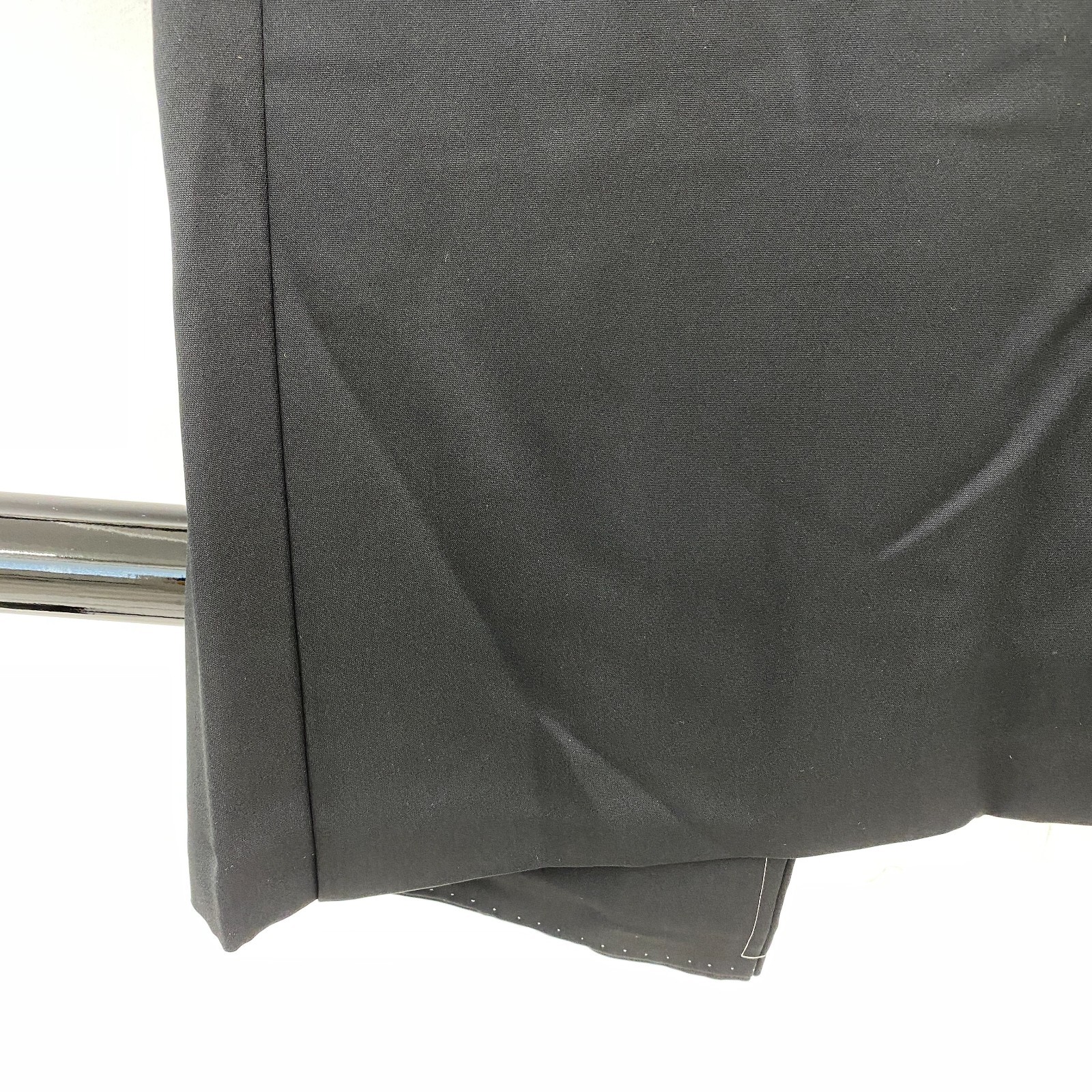 Japanese Vintage Kimono Haori Jacket Polyester Black Embroidery Traditional 30in