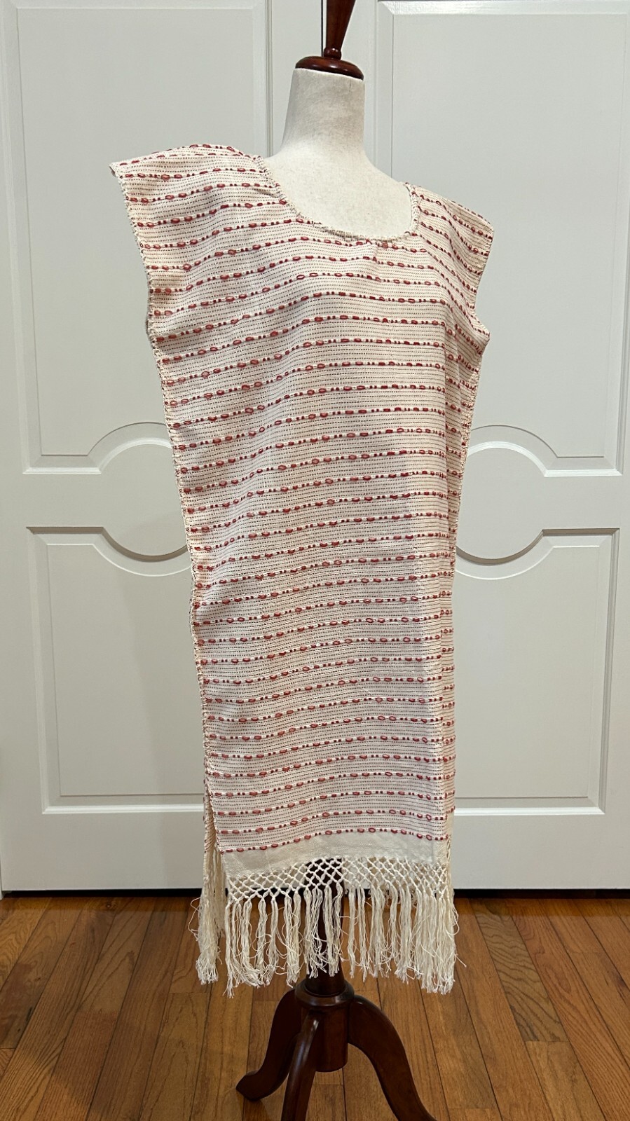 One of a Kind Pedal loom Mexican Dress! Summer Dress! Huipil style!