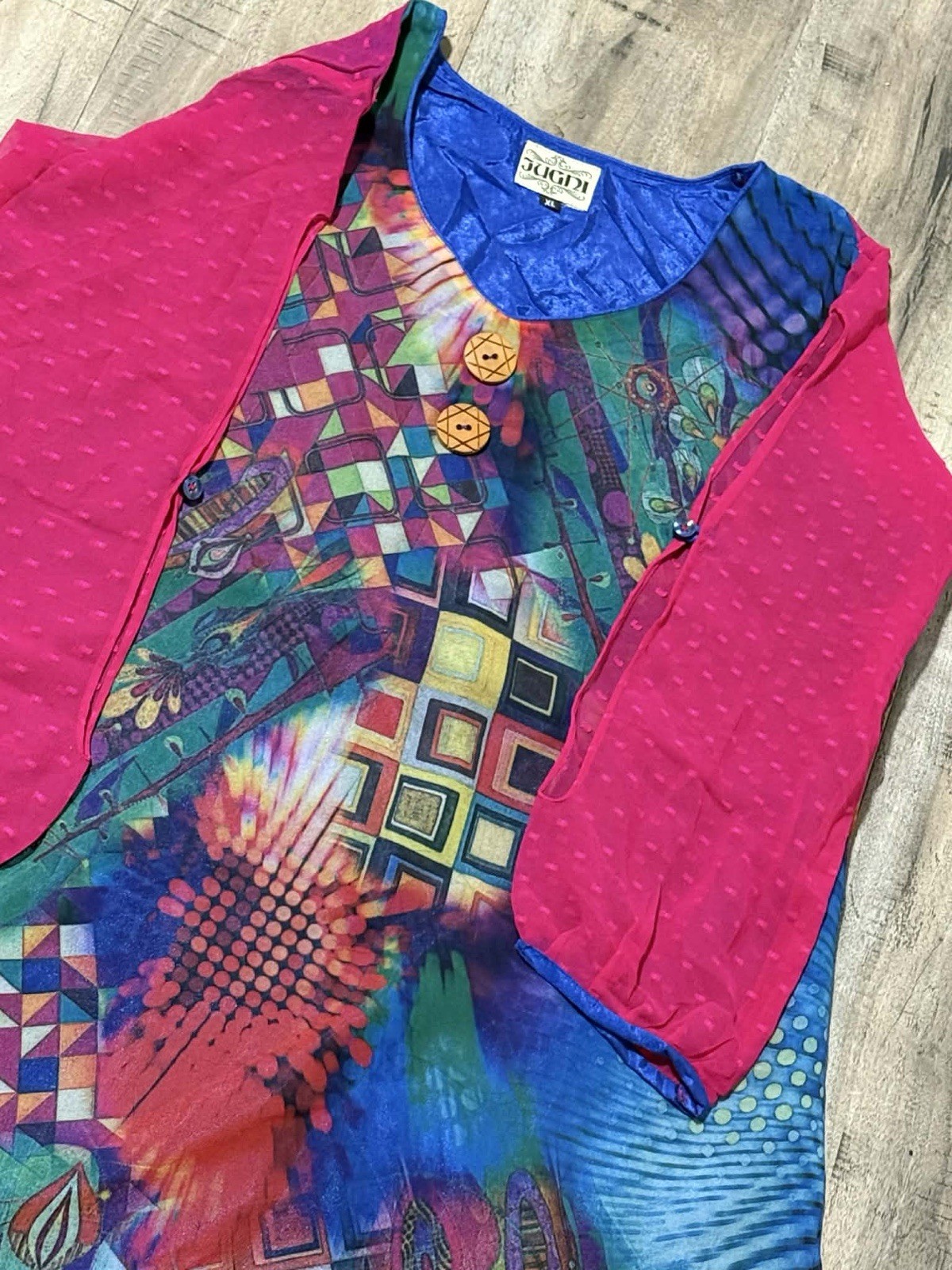 Multicoloured Cotton One Piece Kurti Women’s Size XL