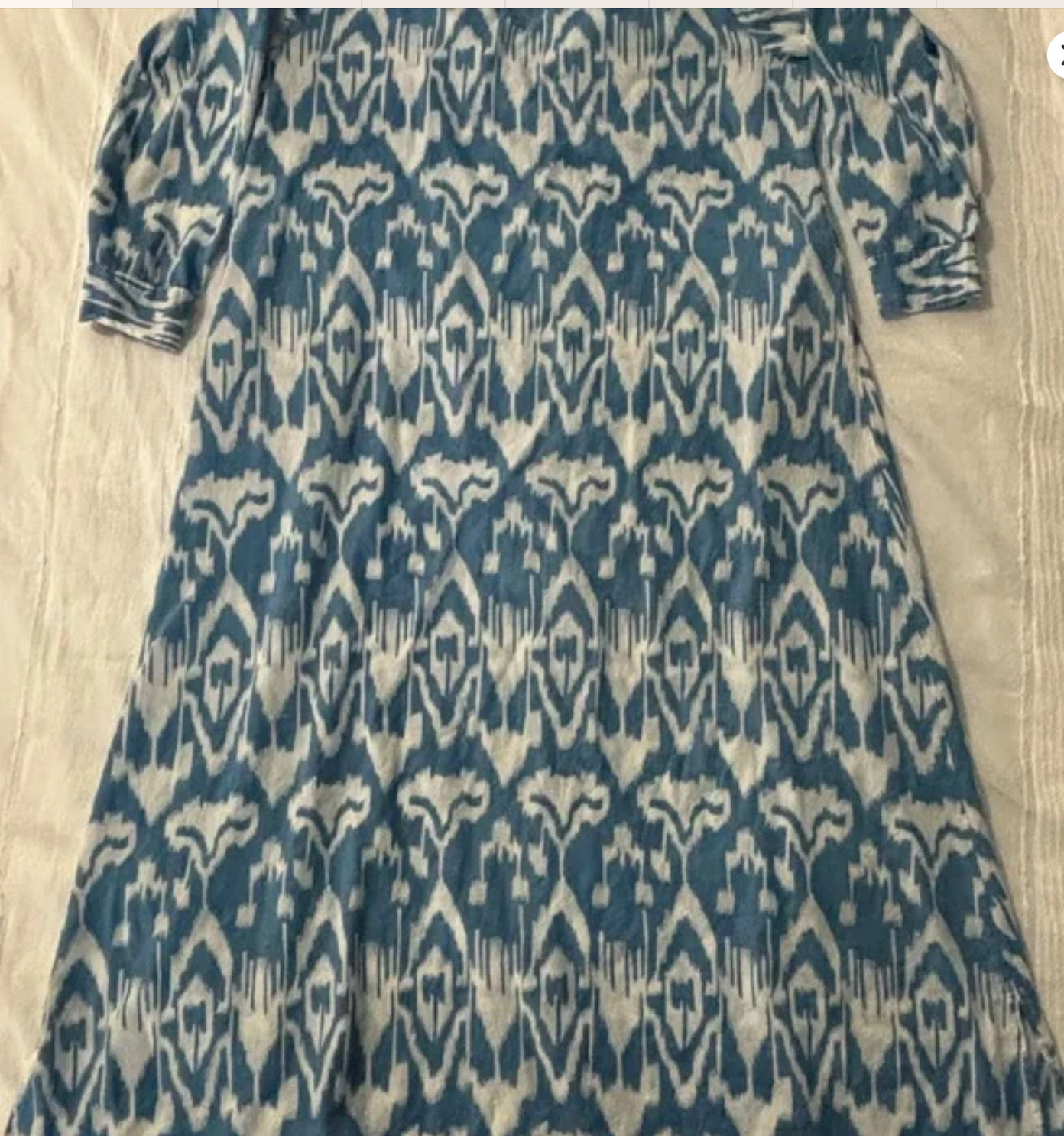 Livro Classic Kurta blue ikat size XL