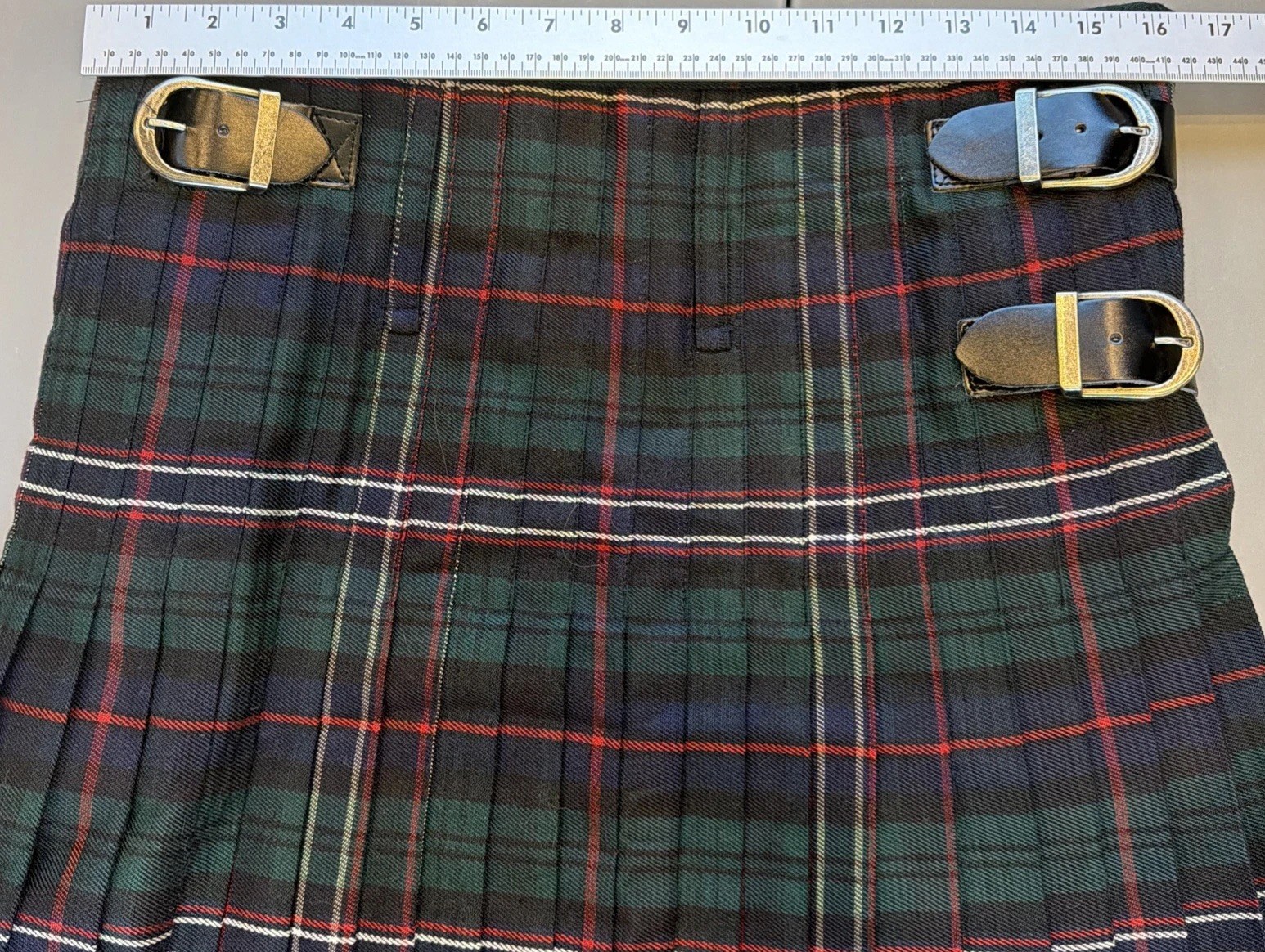 Scottish Highland Redstone Scottish National Tartan Kilt Men Size 30-32