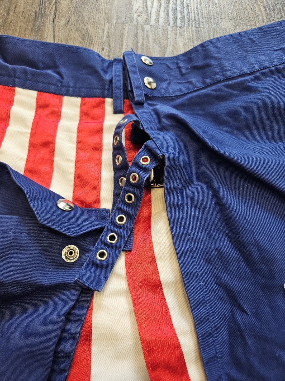 Men’s Got Kilt Stars Stripes Flag Kilt Size 36 Red White Blue