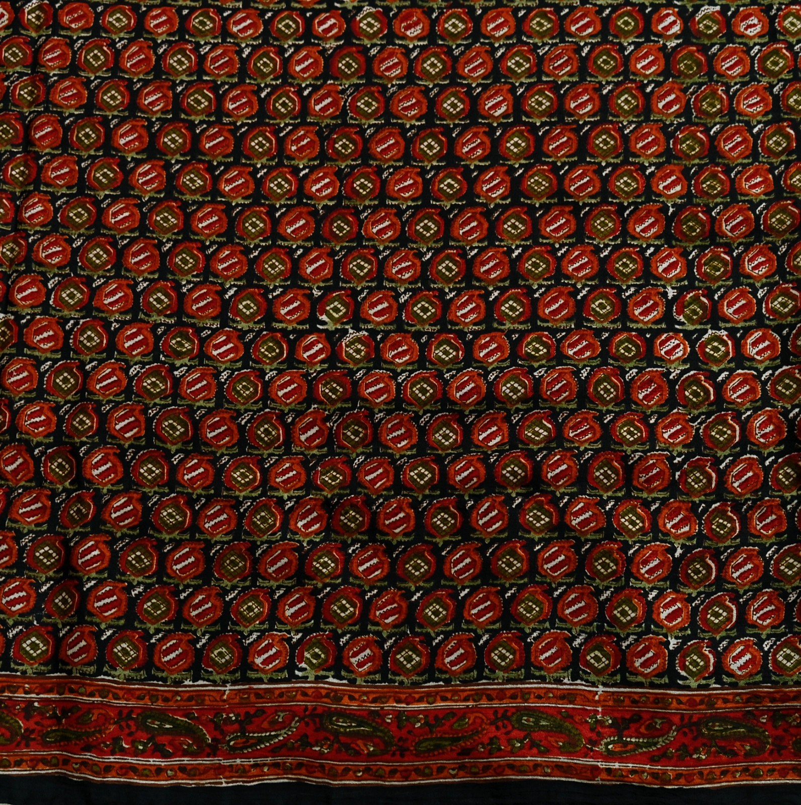 Vintage Sari Black & Maroon Pure Silk Printed Sarees 6yd Craft Fabric Sewing