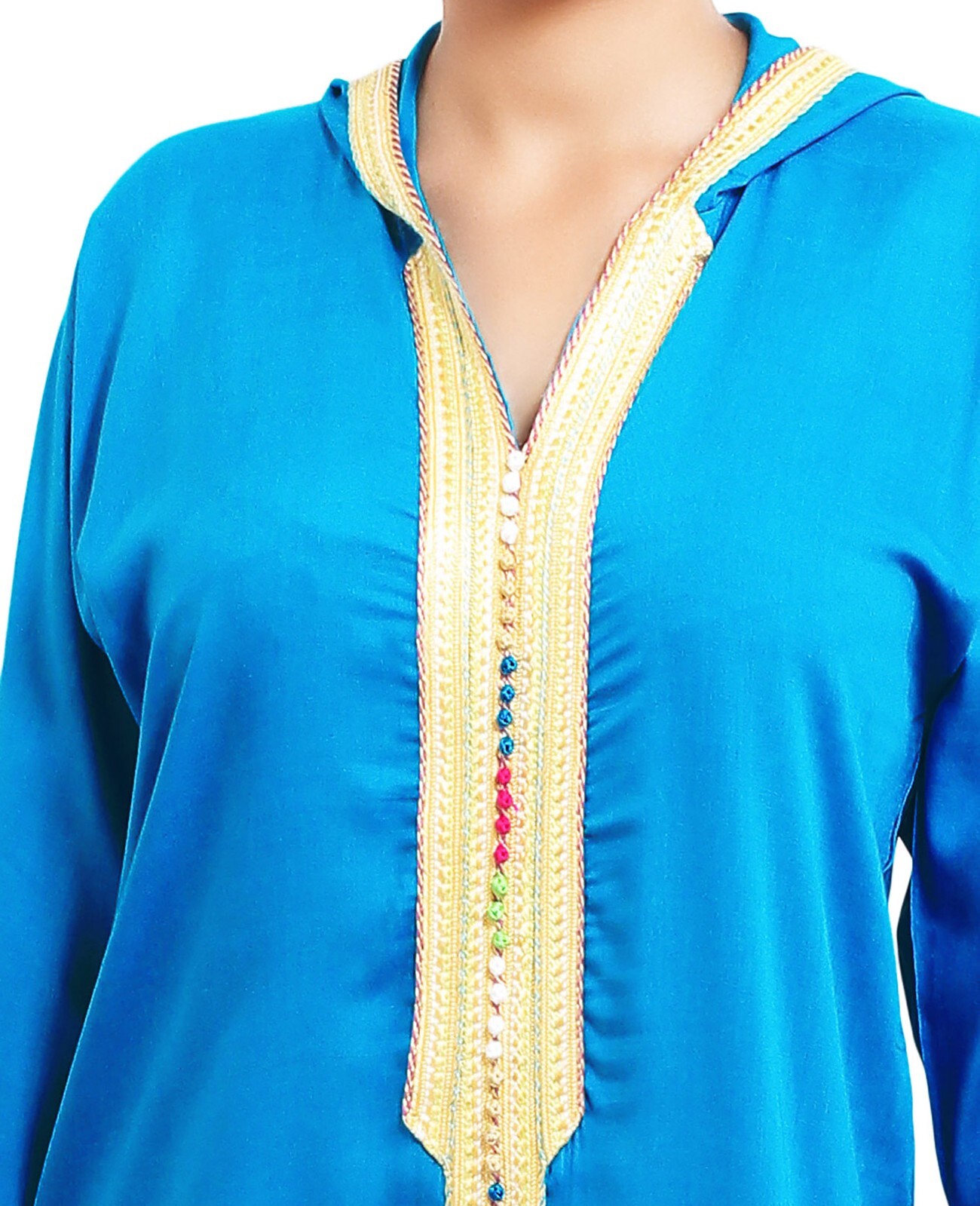 Kaftan Moroccan Women Arabian Beach Summer Caftan Long Dress Muslim Abaya Jelaba