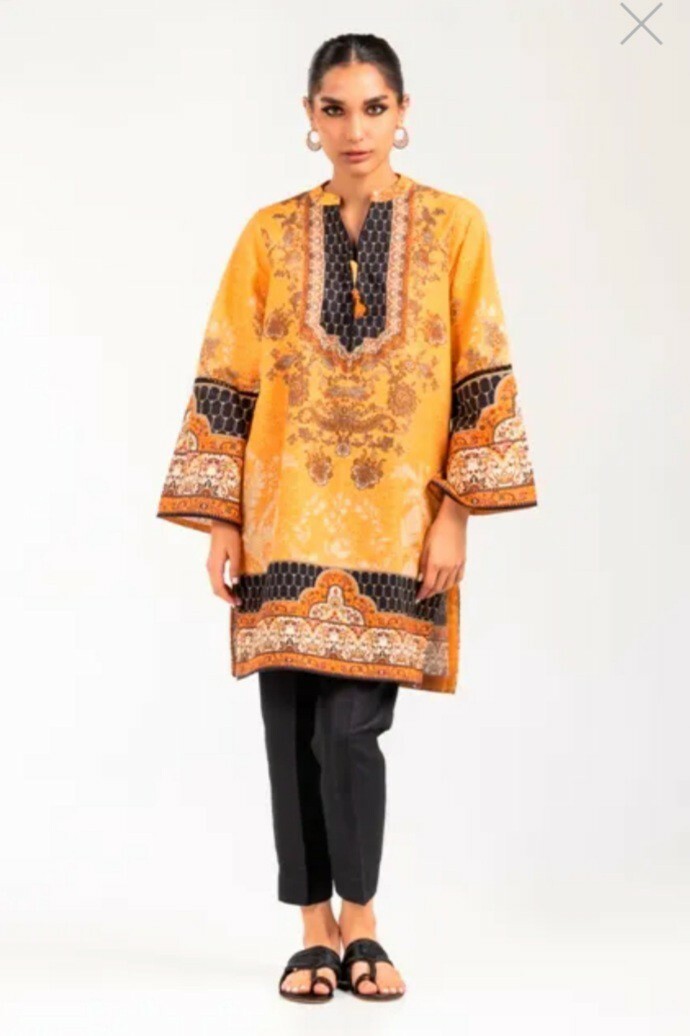 NWT GUL AHMED Khaddar Kurti Size M Pakistani Designer Indian SAFINAZ JOFA