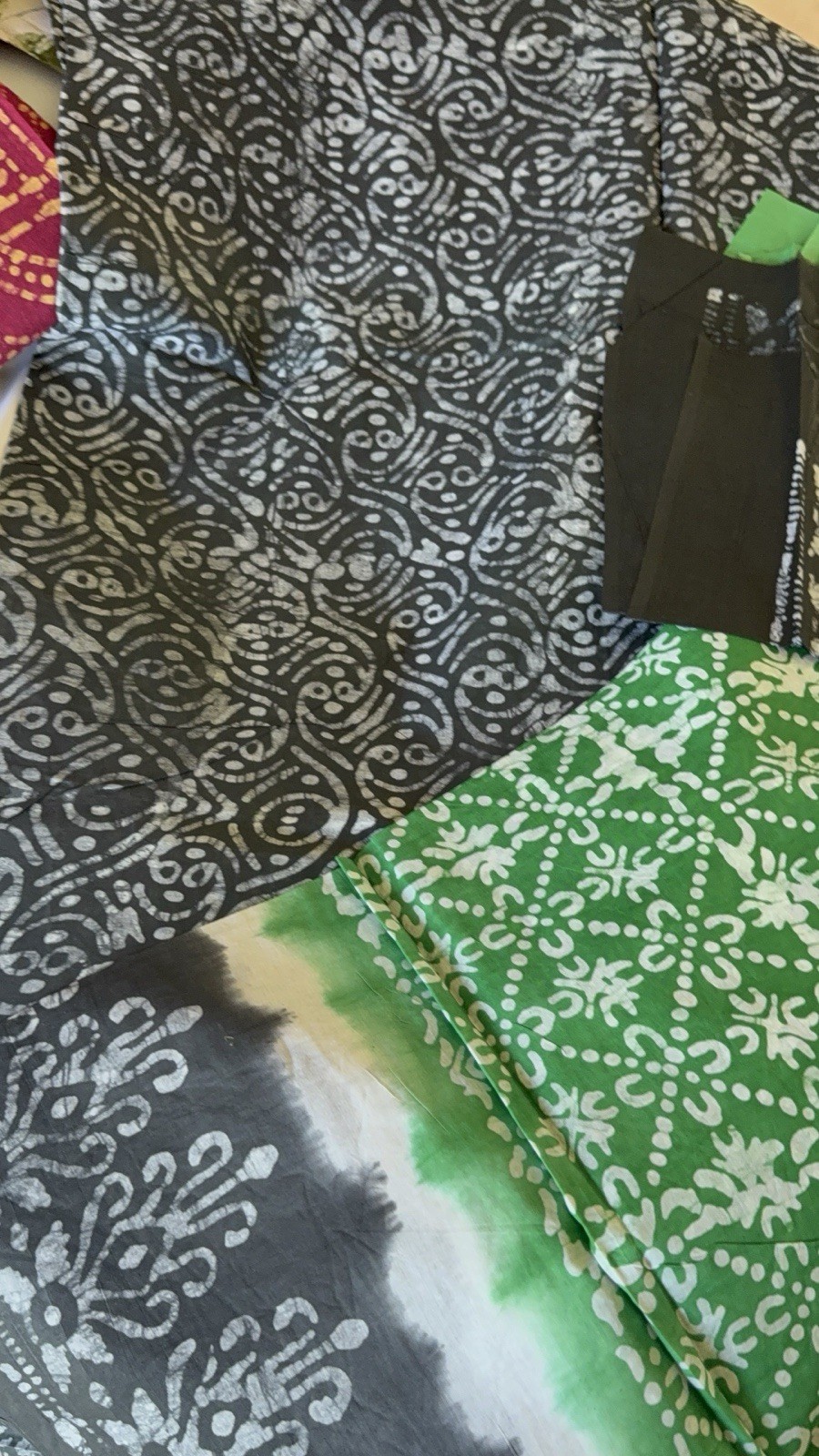 NEW 🆕, Cotton BATIK SAREE. ( Item#L3987 ) including blouse piece. Only $33