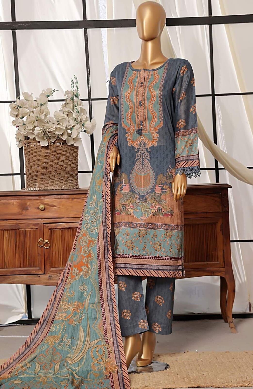 Sadabahar Brand Beautiful Printed Lawn Summer Collection’ 24- Small & Medium-$44