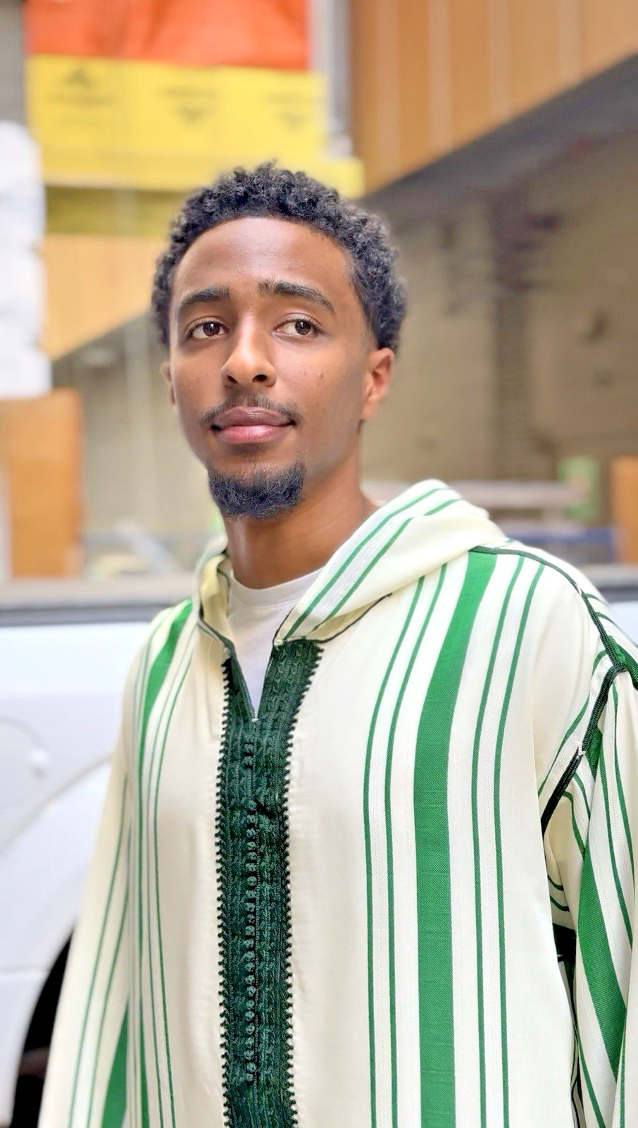 Premium Moroccan Thobe With Hood – Emerald Green Djellaba Chaara – EID SPECIAL!