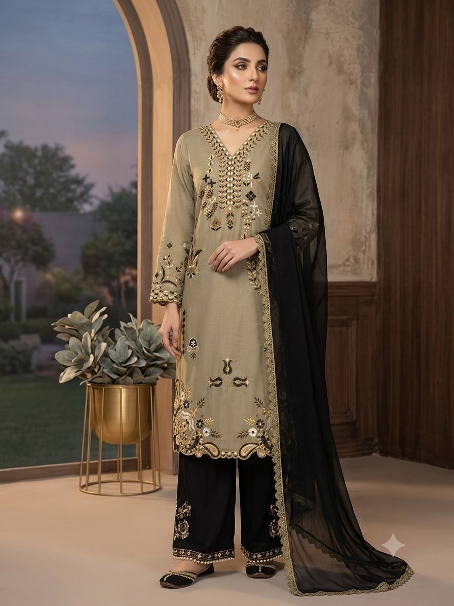 SHARARA PLAZOO SUIT PARTY WEAR PAKISTANI WEDDING SALWAR KAMEEZ PALAZOO SUIT