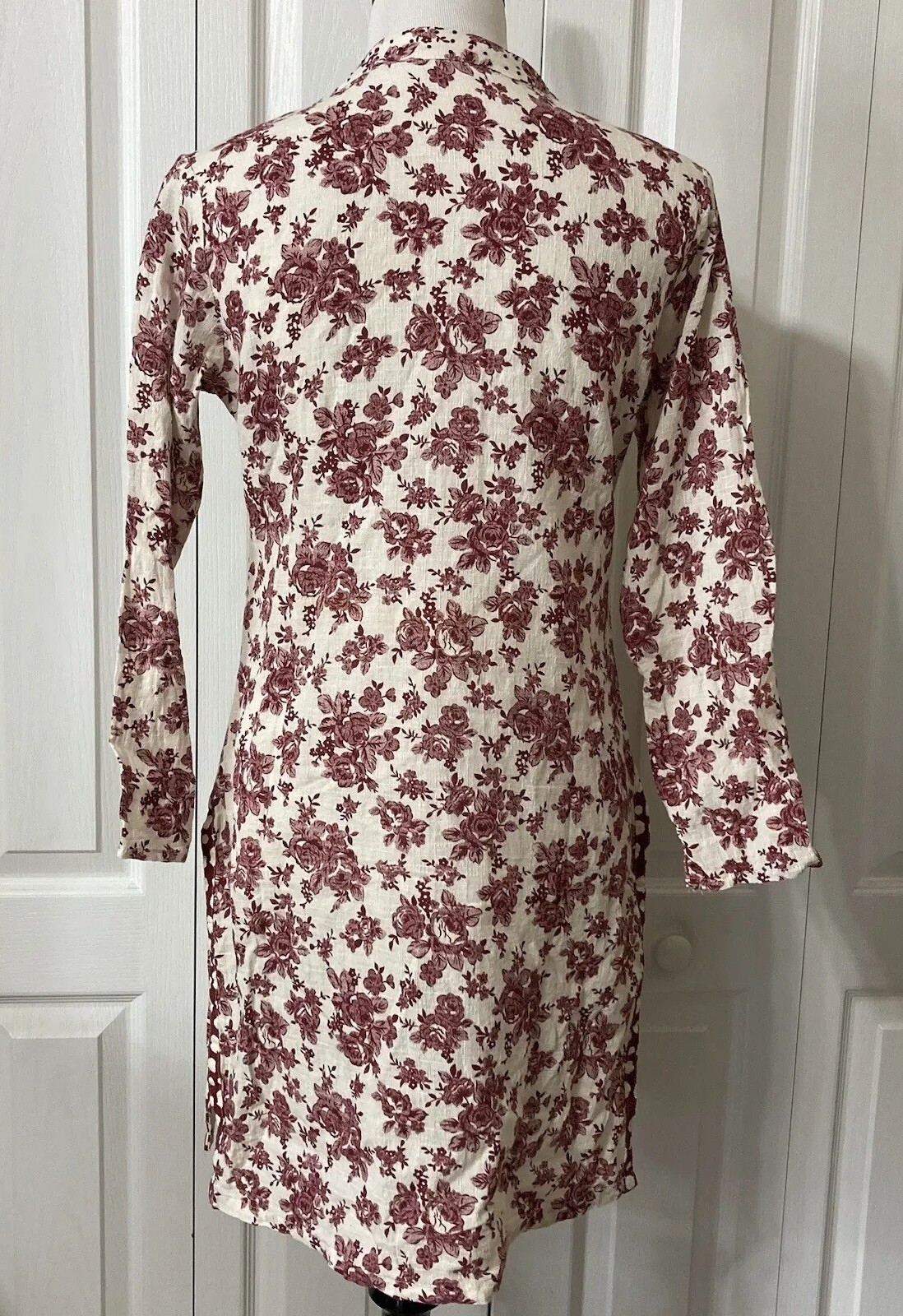 Women’s Hip H Hop Indian Traditional Cotton Tunic Top Ethnic Wear Sz S Sparkles