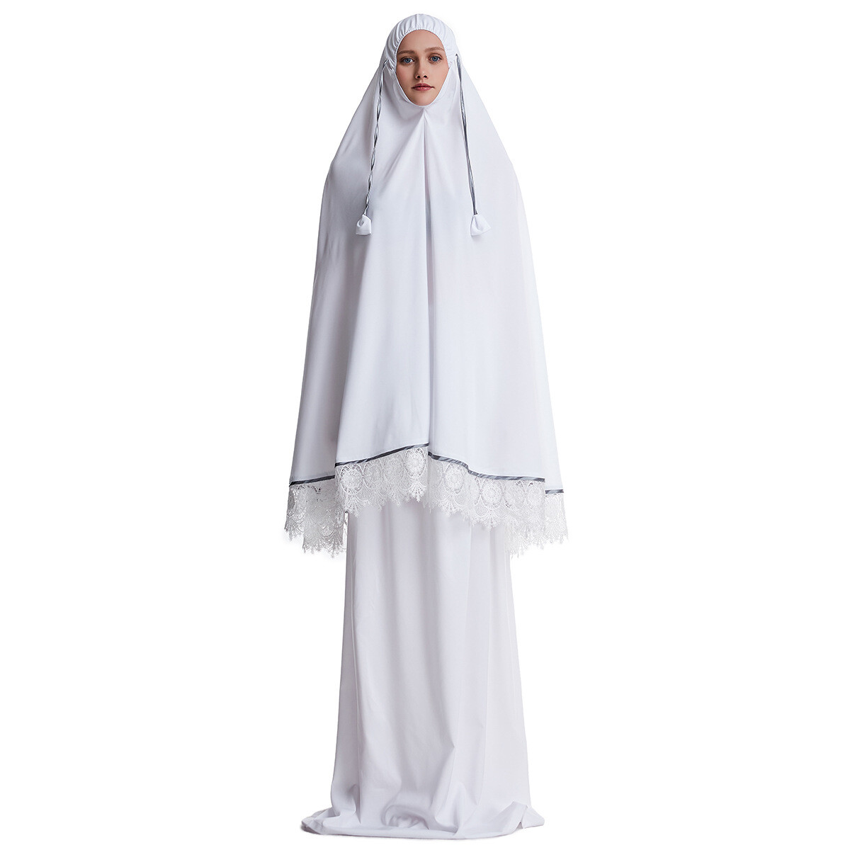 Muslim Abaya Women Overhead Khimar Hijab Dress Skirt Islamic Niqab Burka Kaftan